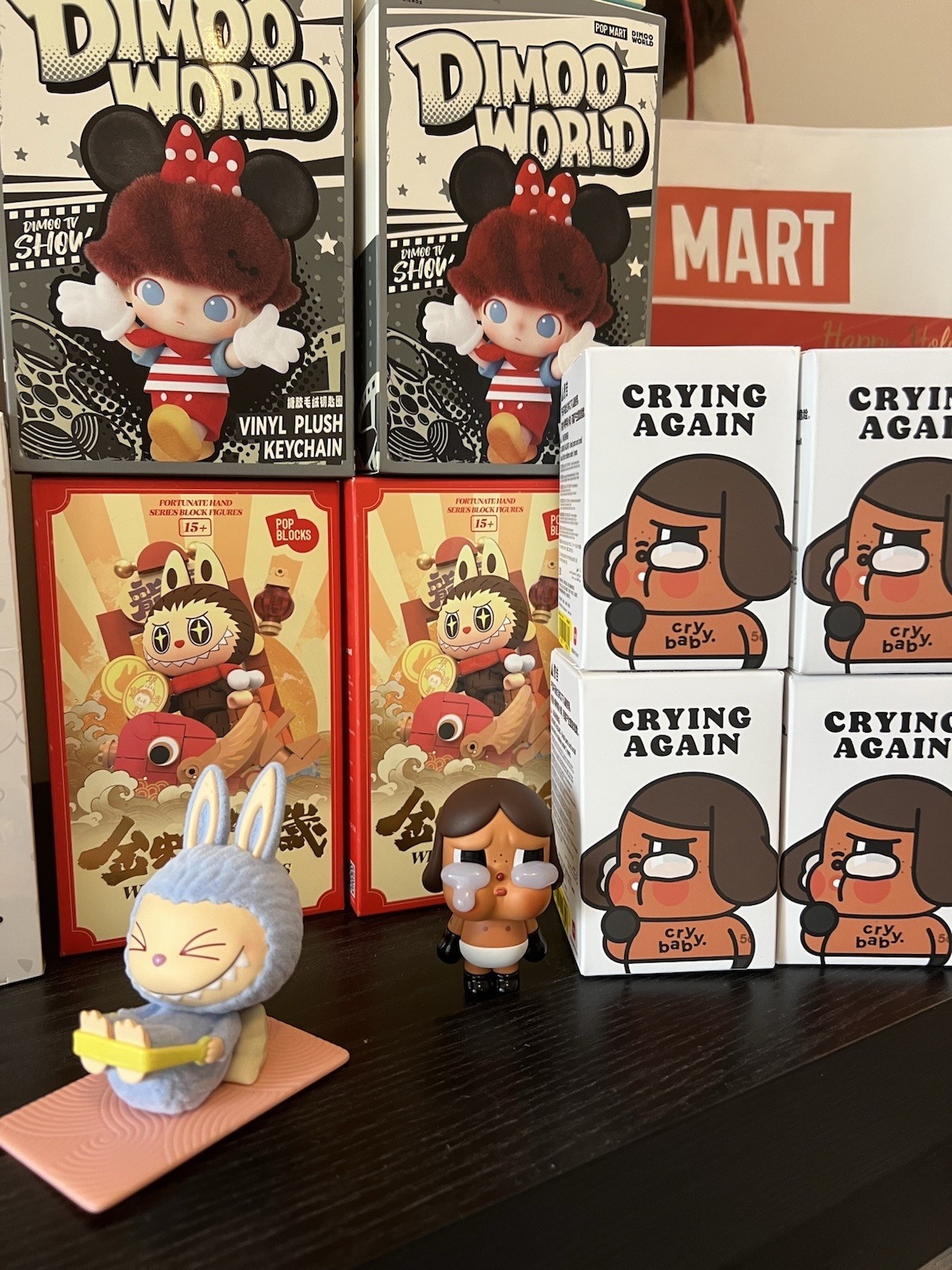 * Authentic * POP MART Crybaby Crying Again Vinyl Figurine Blind Box