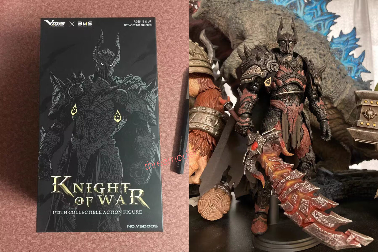VTOYS X BMS VSD005 1/12 Knight Of War 6&Prime; Male Action Figure Model In Stock
