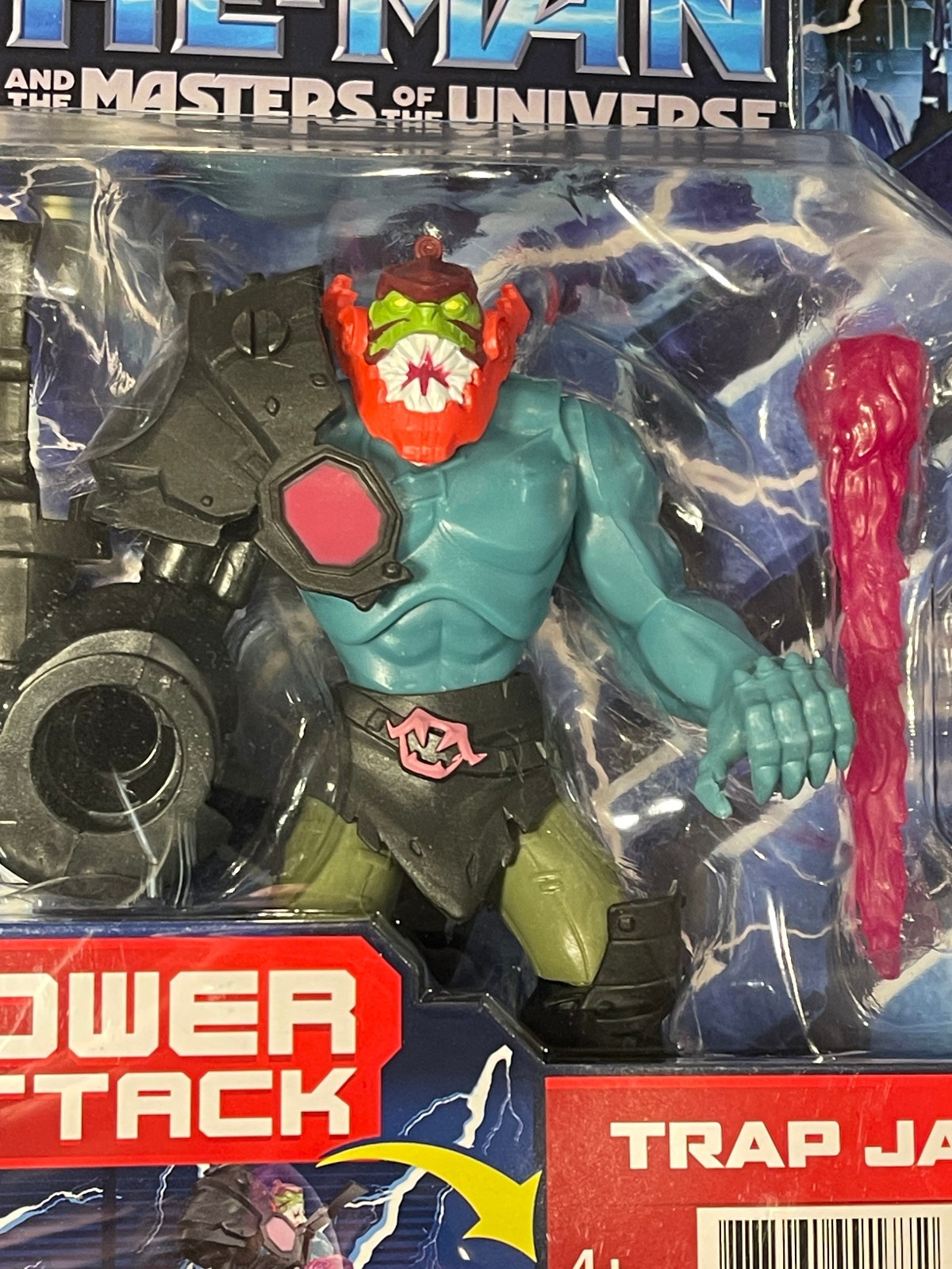 NEW! Mattel MOTU (Netflix) CORE TRAPJAW 5.5&Prime; Action Figure w/POWER ATTACK MINT!