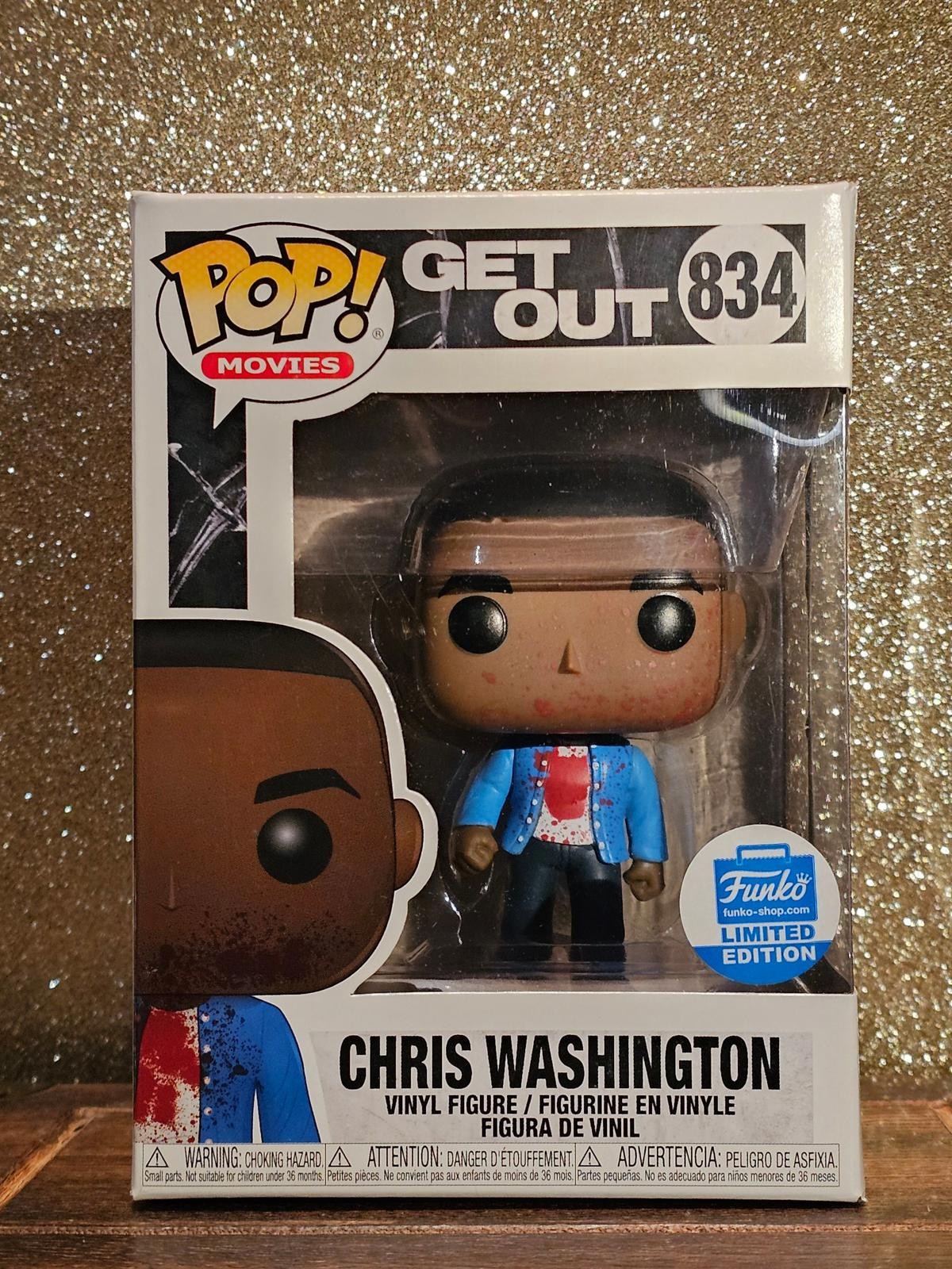 Chris Washington Limited Edition Funko Pop Movies Get Out 834