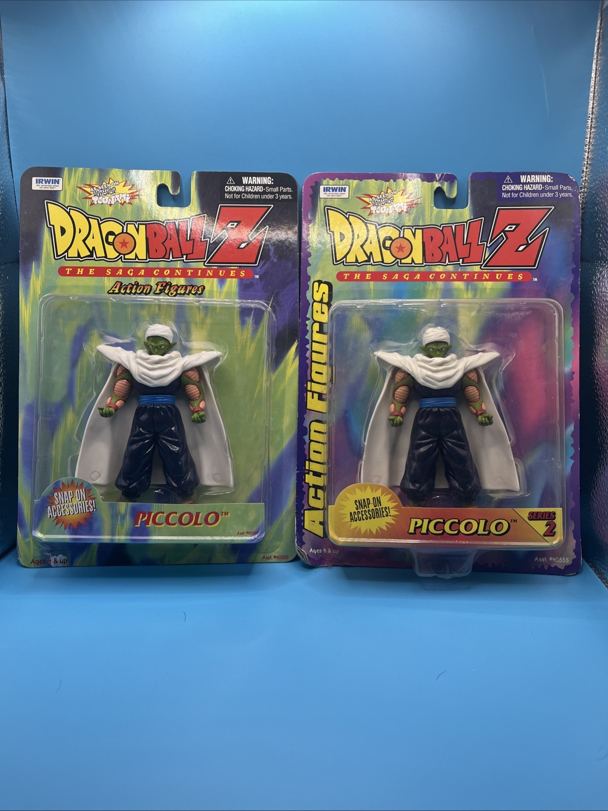 2 LOT Dragon Ball Z DBZ Irwin Piccolo Figure Cell Games Goku Vegeta Gohan