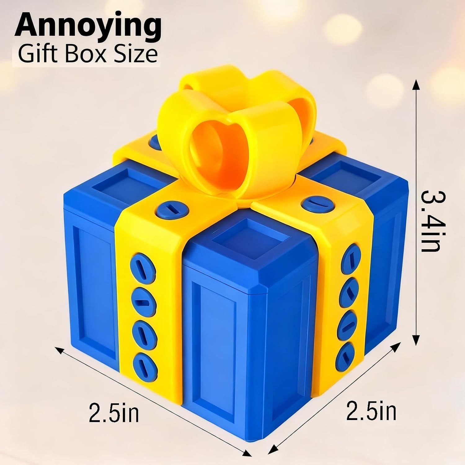 Gotcha Box The Annoying Present,Annoying Gift Box with 3D Printed Screws & Po…