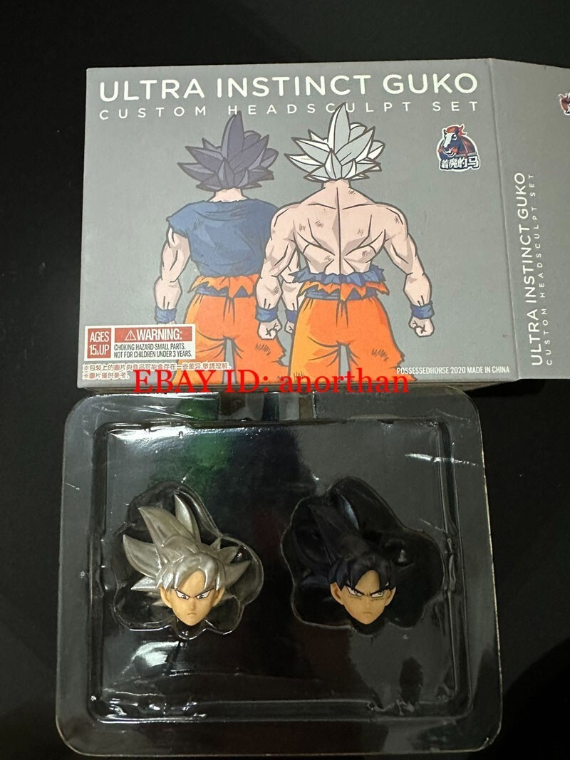 New Demoniacal Fit Possessed Horse Son Goku Ultra Instinct Custim Headsculpt Set