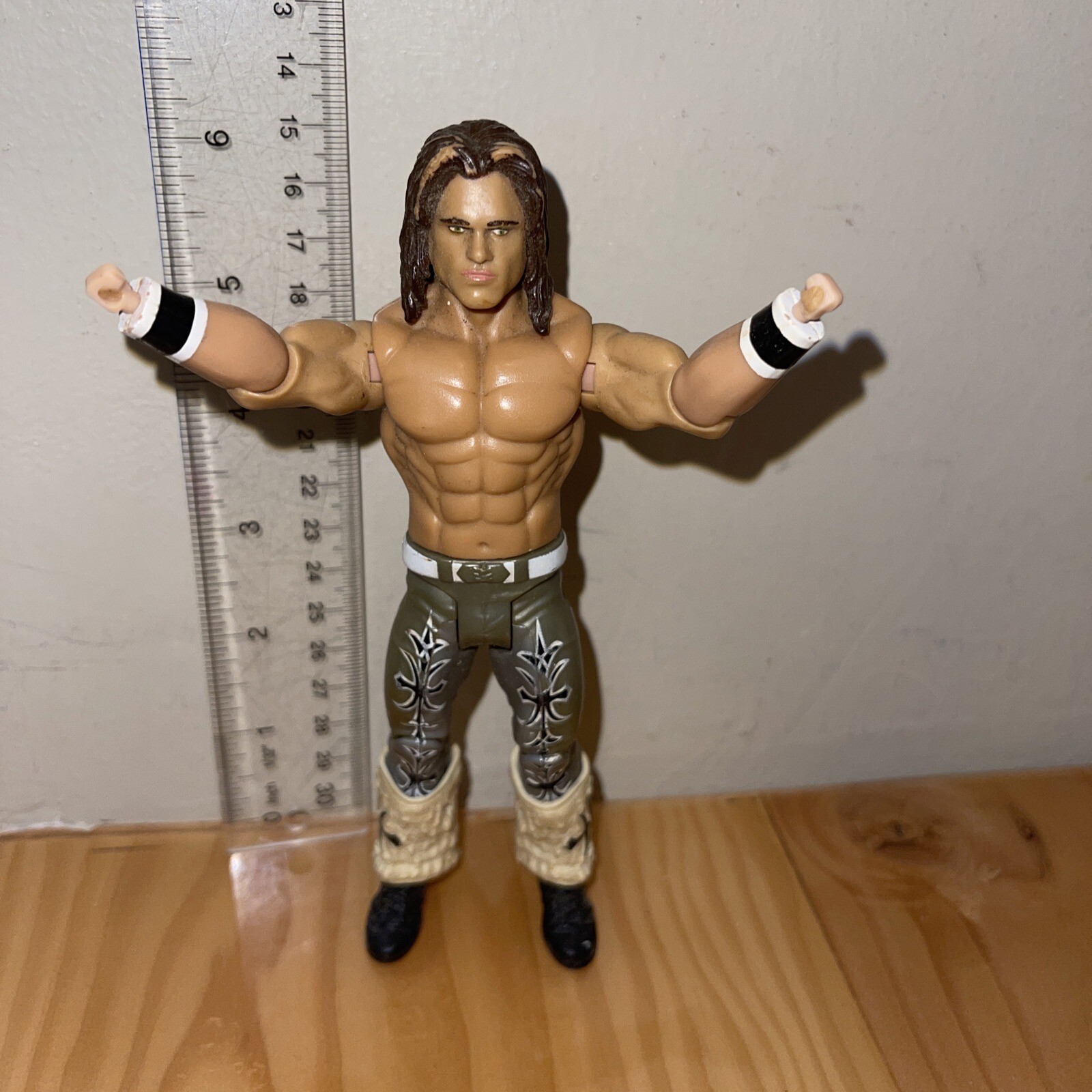 2010 WWE Johnny Nitro /John Morrison Silver Pants 6” Wrestling Figure Figurine