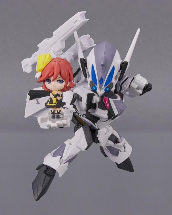 BANDAI Tiny Session VF-31J Siegfried with Kaname Buccaneer Macross (US In-Stock)