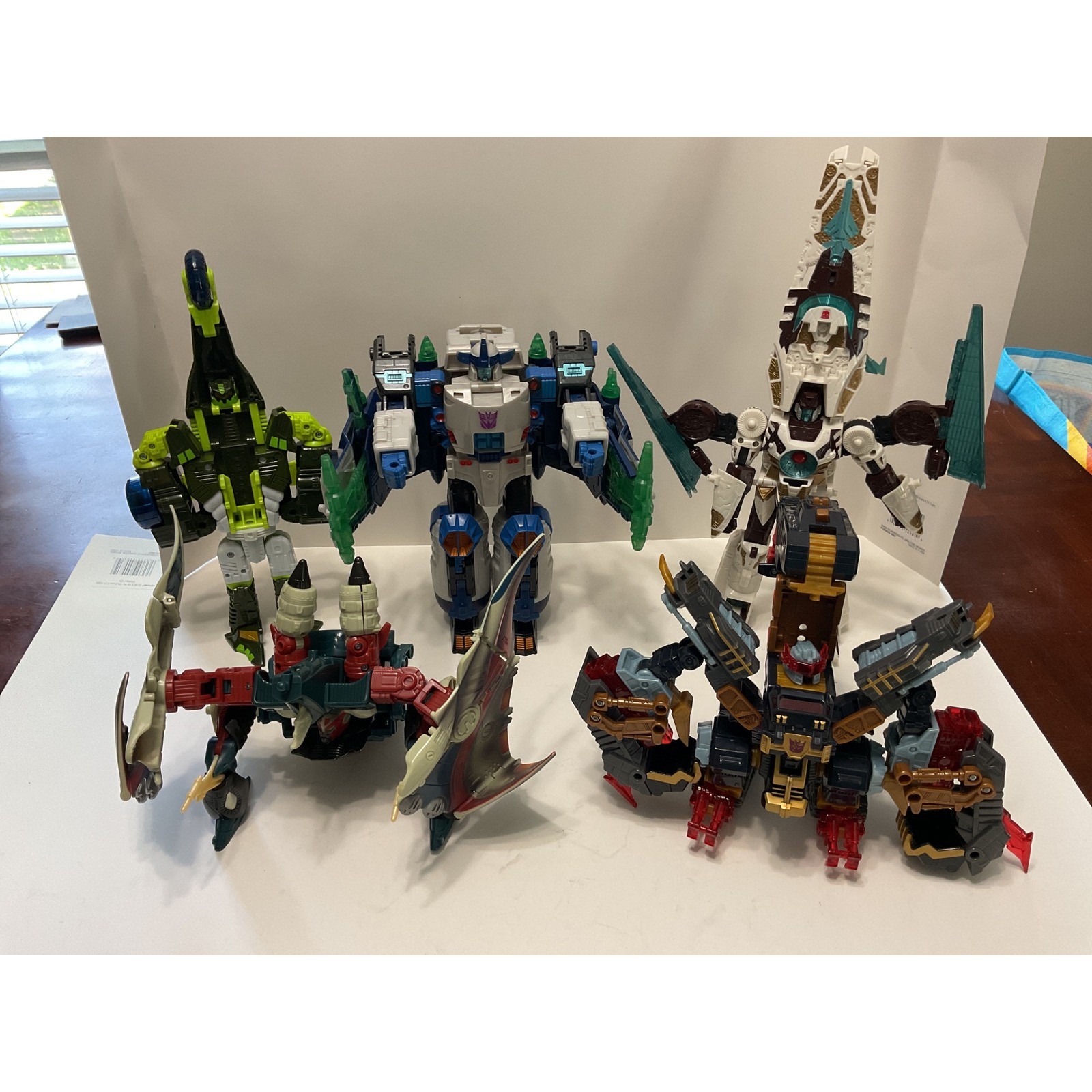 Transformers Energon Cybertron Lot Megatron Scorponok Vector Prime Terradive 5pc