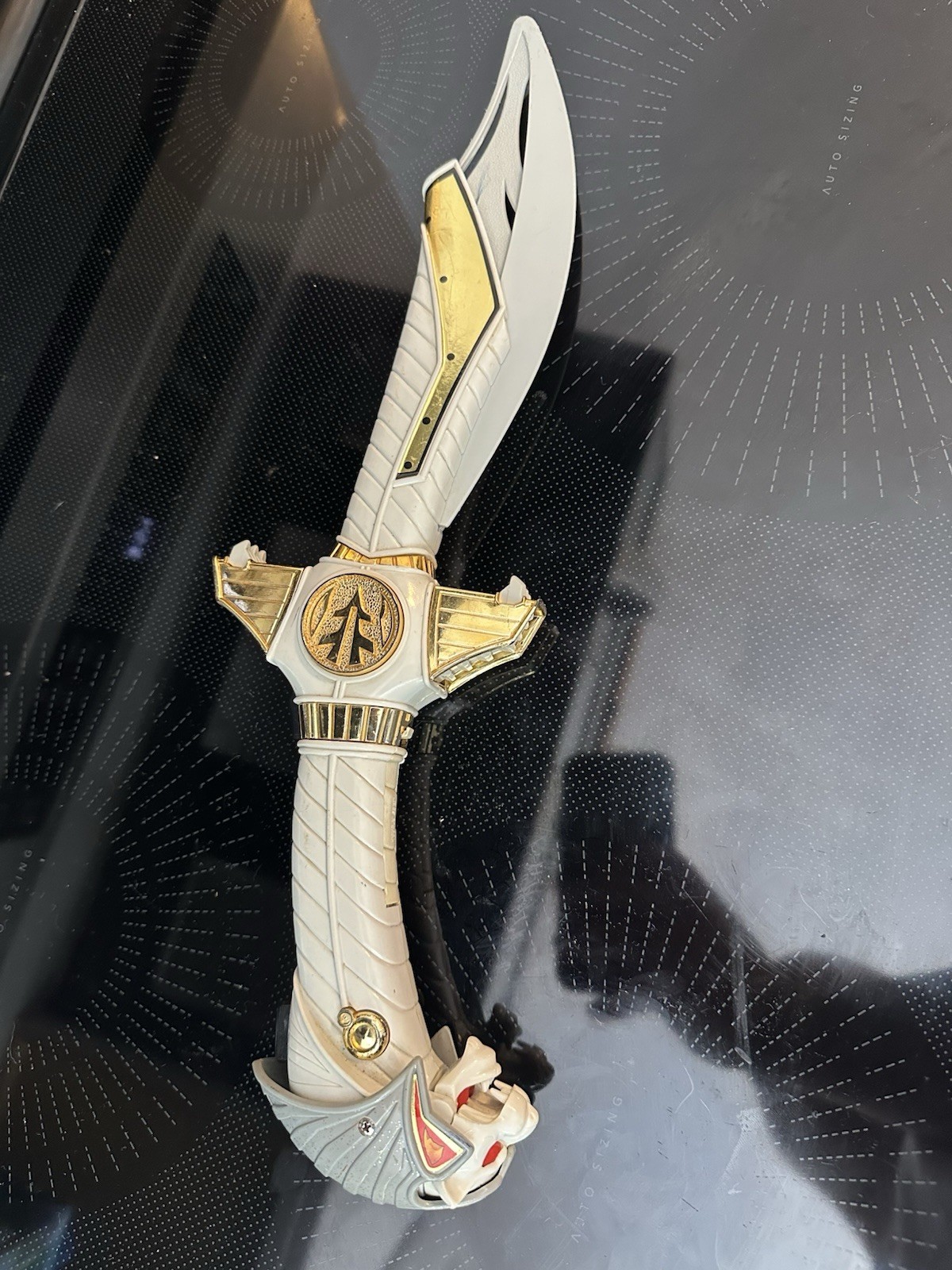 Still working! Vintage Bandai Power Rangers Legacy White Ranger Saba Sword