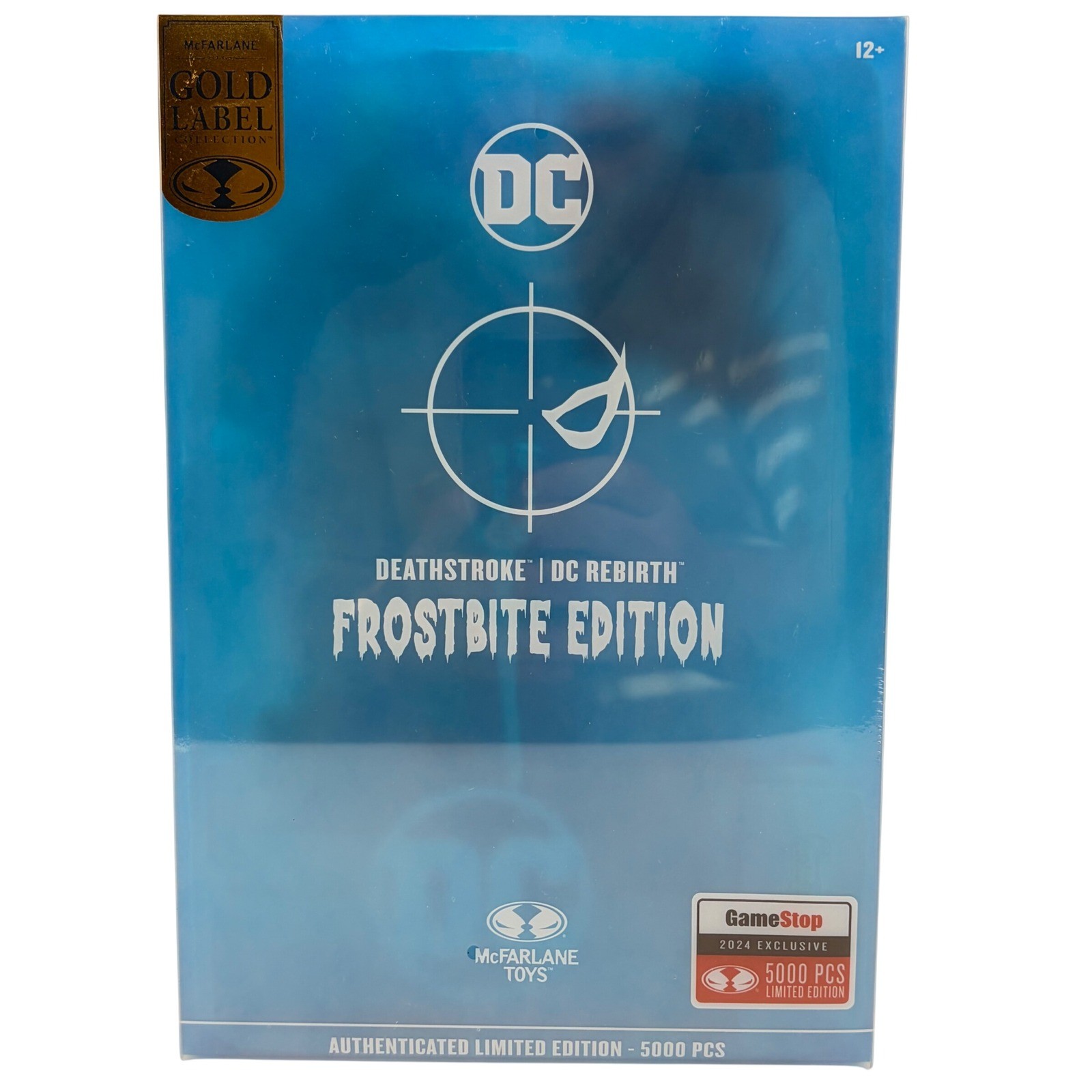 McFarlane DC Multiverse Deathstroke Frostbite Edition Gold Label GameStop 1/5000
