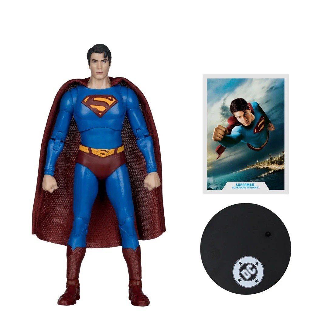McFarlane DC Multiverse Superman Returns Theatrical Action Figure Brandon Routh