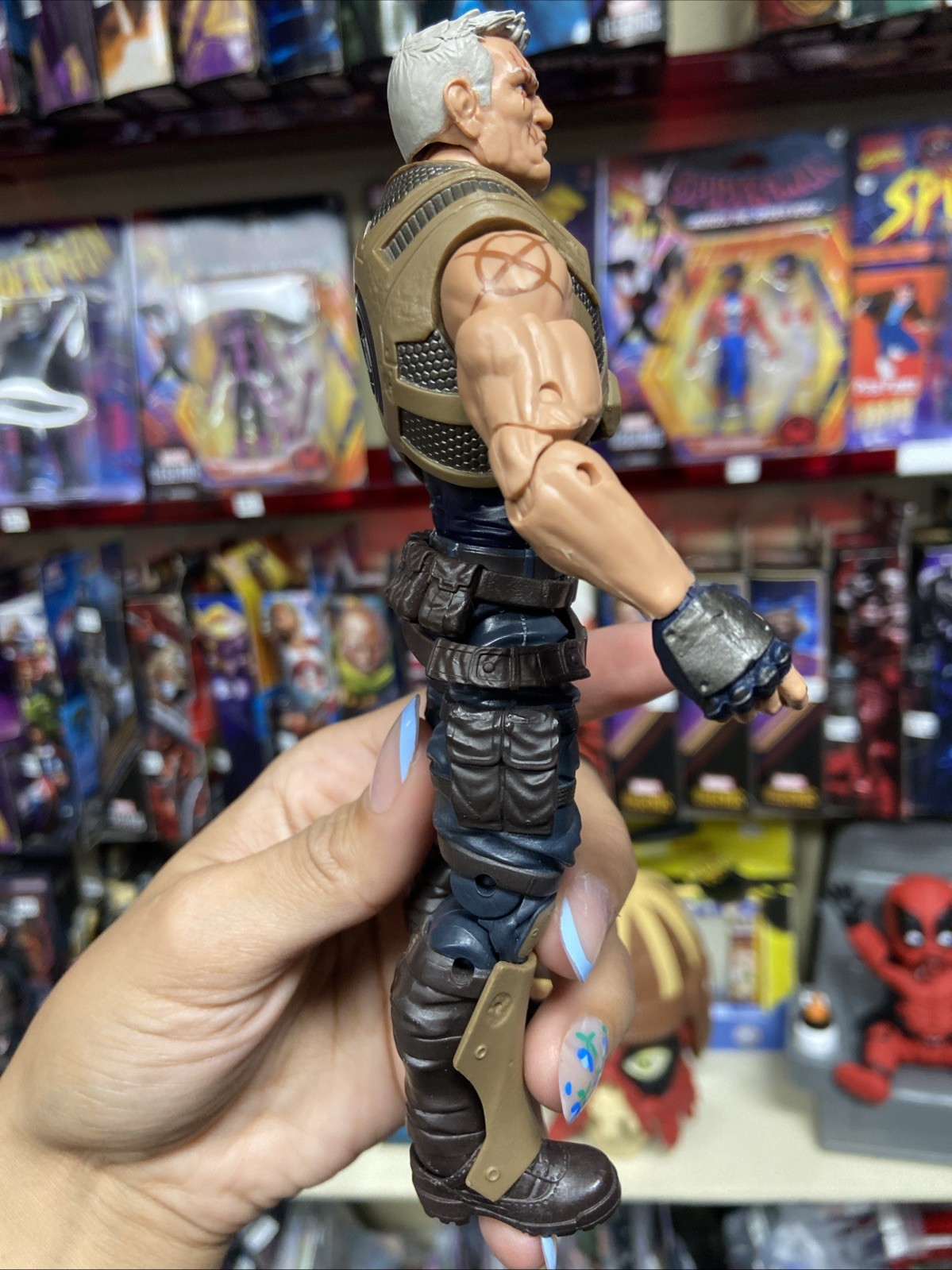 Marvel Legends Cable Juggernaut Wave Hasbro Loose X-Men Action Figure Incomplete