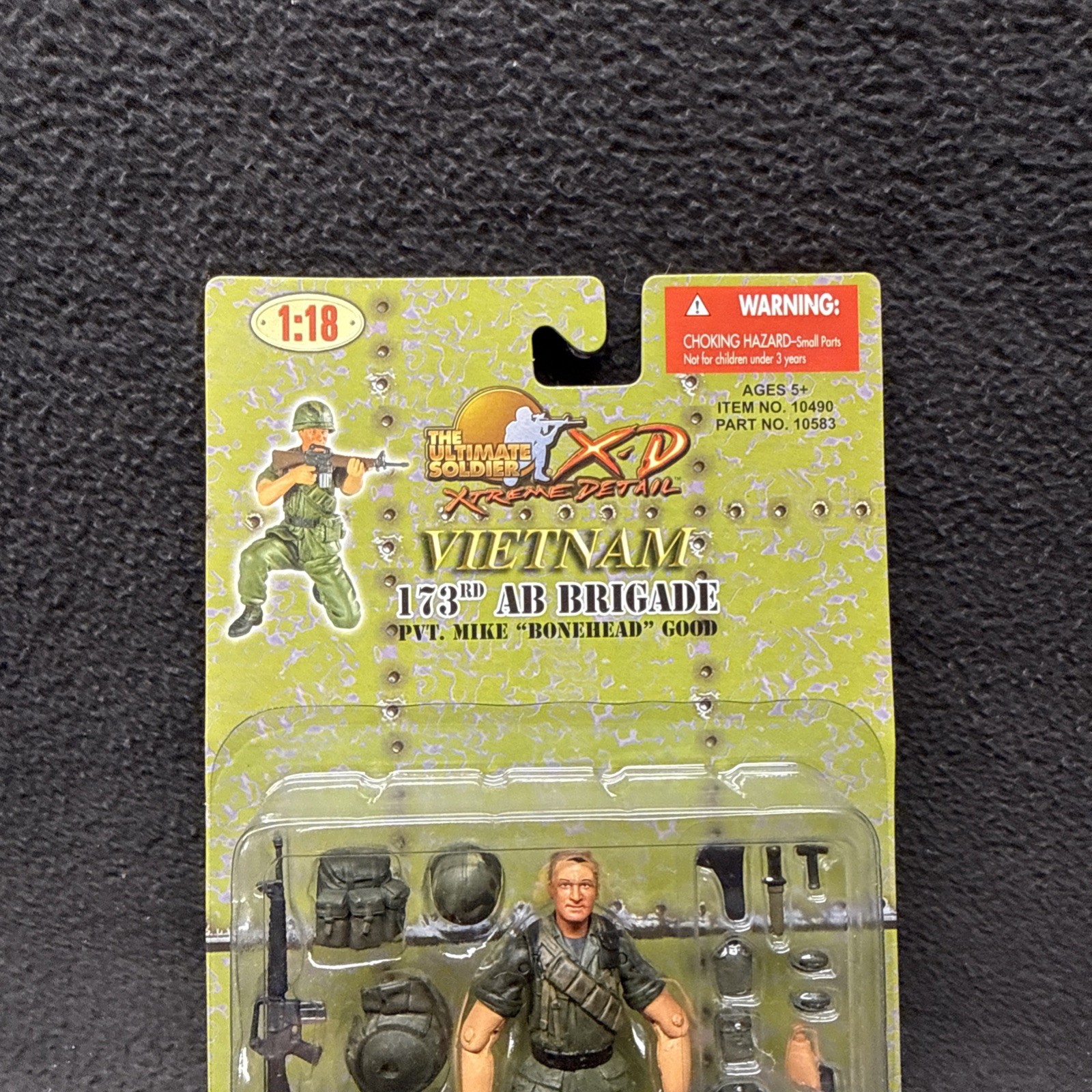 Ultimate Soldier PVT Mike Bonehead Good 173rd AB Brigade XD Vietnam Figure #2