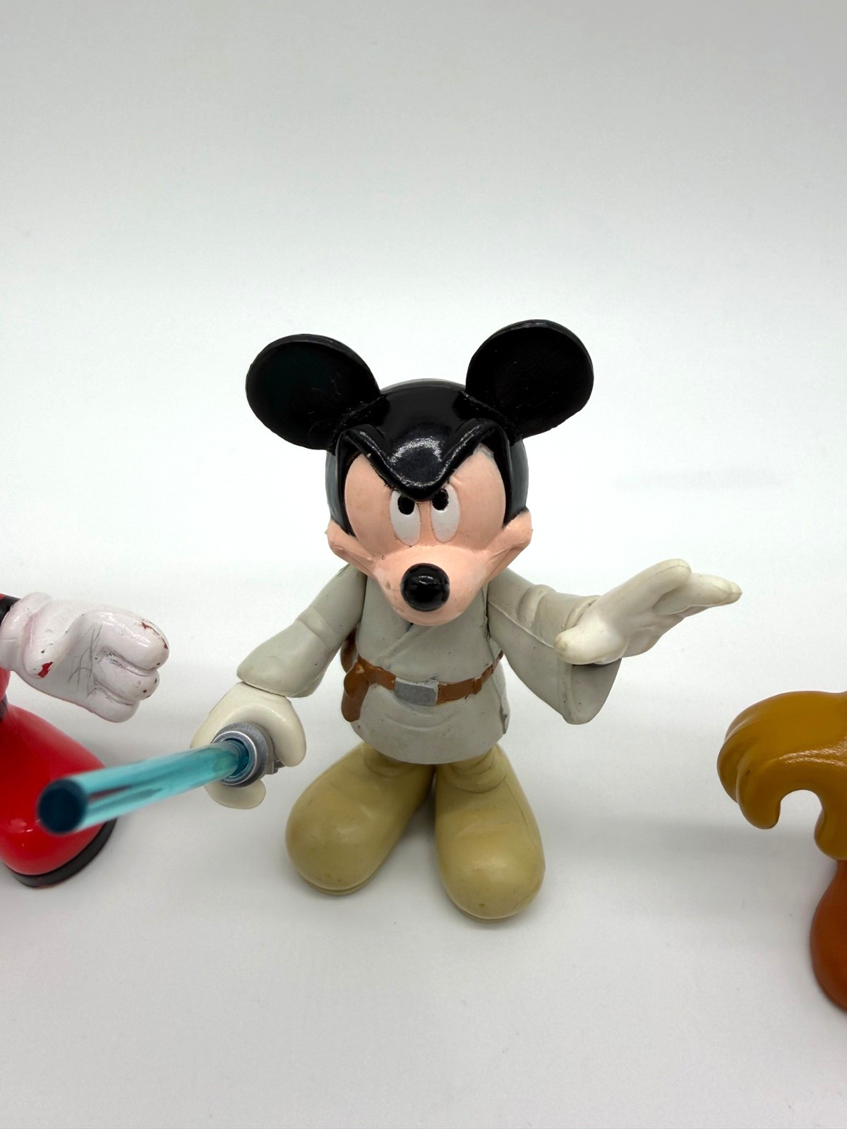 Lot of 3 Mickey Mouse Clubhouse Figures Racers Goofy Spaceship Disney Star Wars