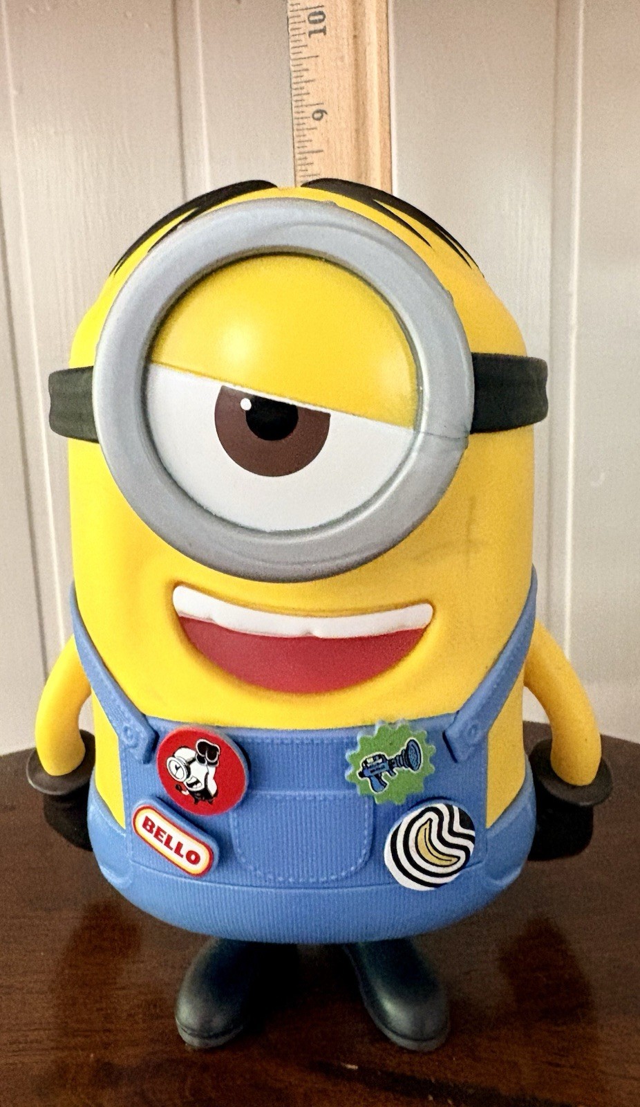 Minions The Rise Of Gru Real Live Stuart Animatronic 8&Prime; Toy Mattel 2019 Working