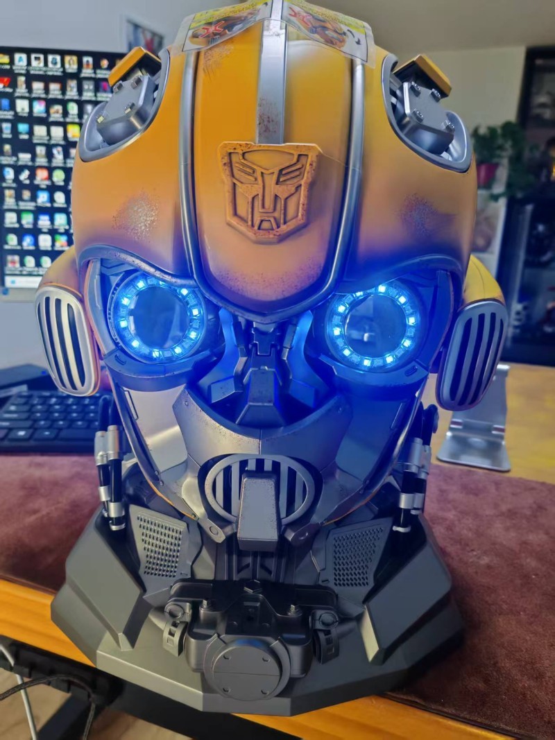 Bumblebee Helmet English Voice Controlled Xmas Gifts 1:1 Fast Shipping