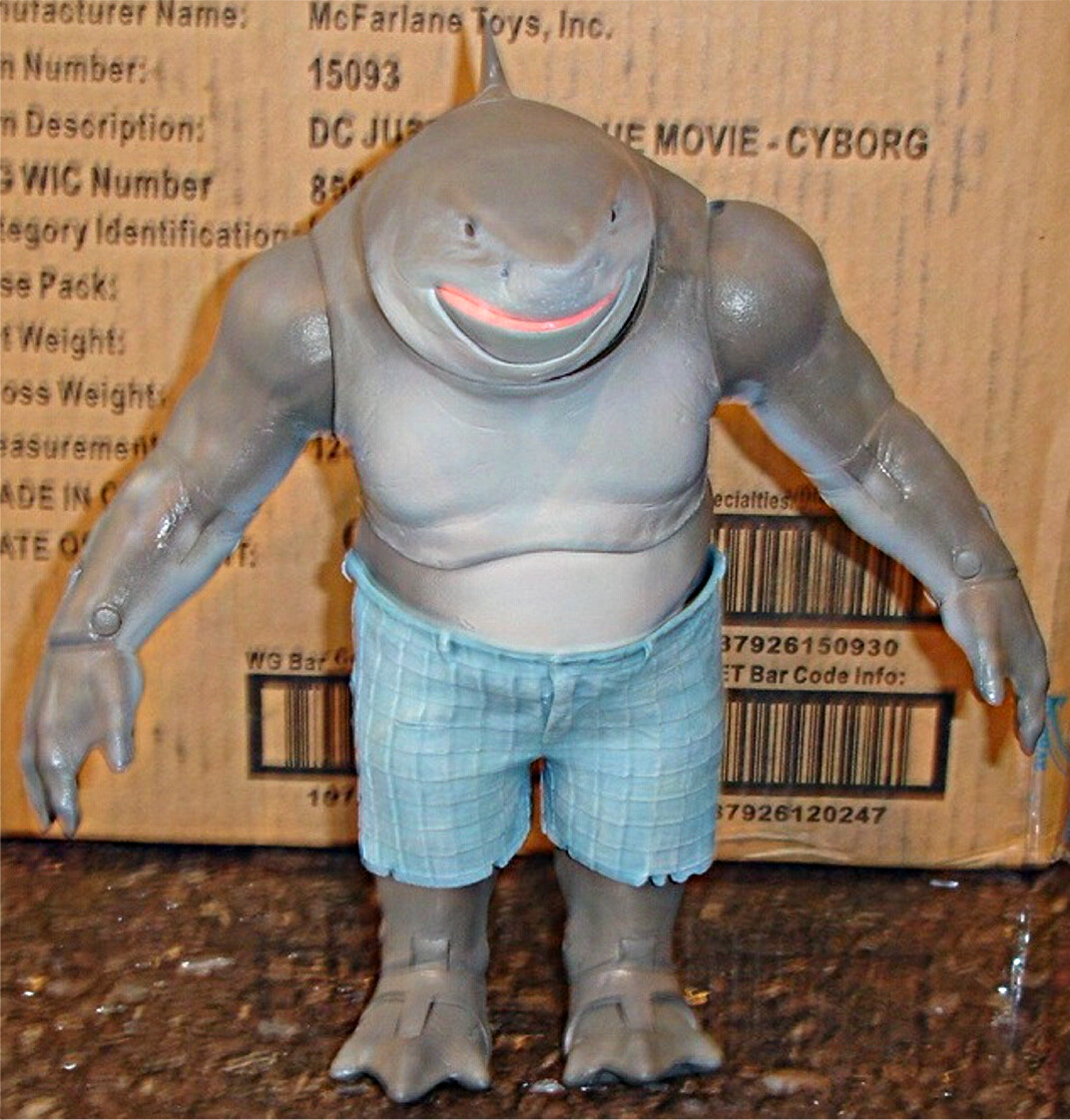 KING SHARK BAF SUICIDE SQUAD DC MULTIVERSE TODD McFARLANE TOYS ACTION FIGURE