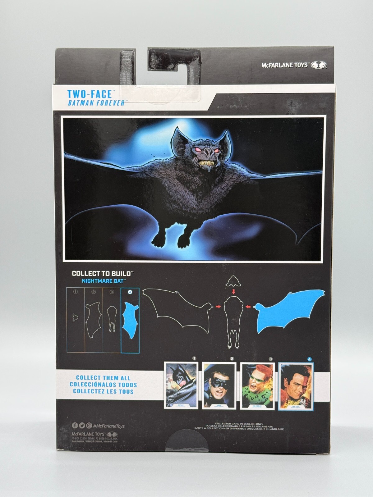 TWO-FACE McFarlane 7&Prime; DC Multiverse BATMAN FOREVER Movie Nightmare Bat BAF wave