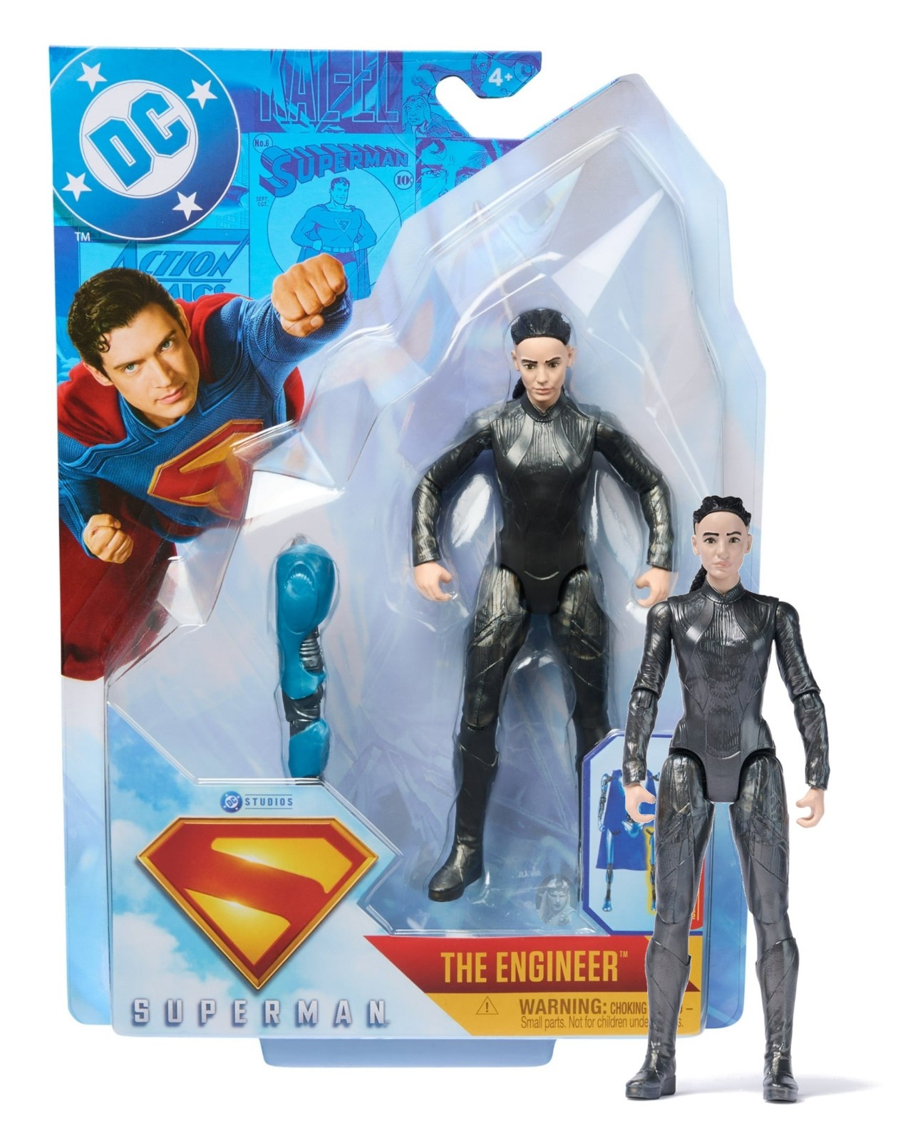 DC Comics Superman The Engineer 6&Prime; with Robot BAF New in Box