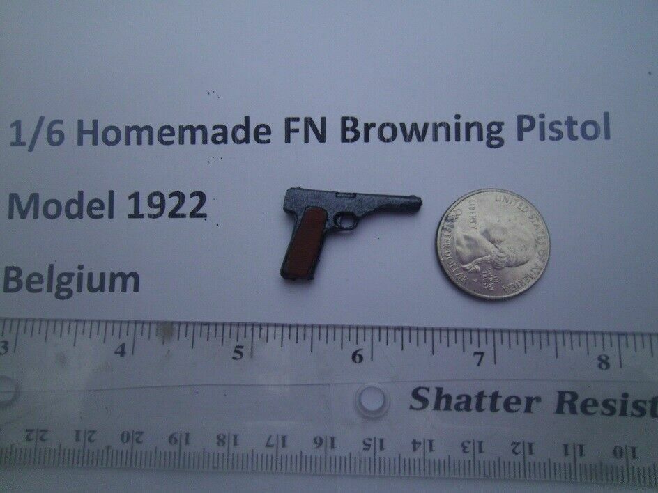 D7 1/6 Homemade WWII FN Browning M1922 Belgium