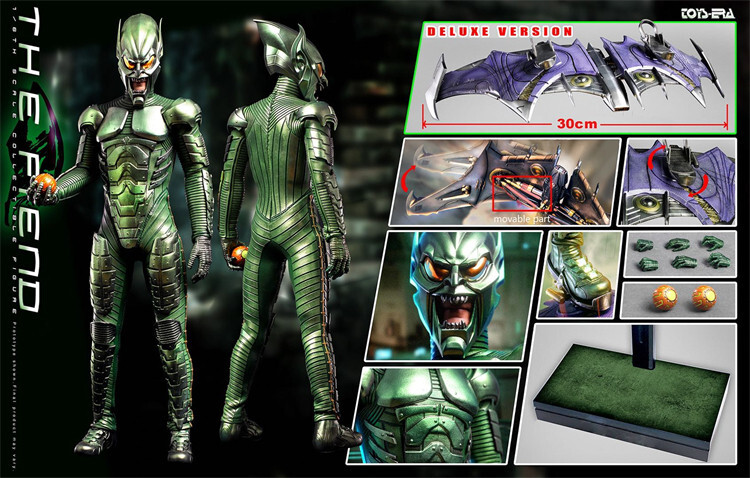 TOYS ERA PE007A The Fiend Spider-man Norman Osborn Deluxe Ver. Figure Set Toys
