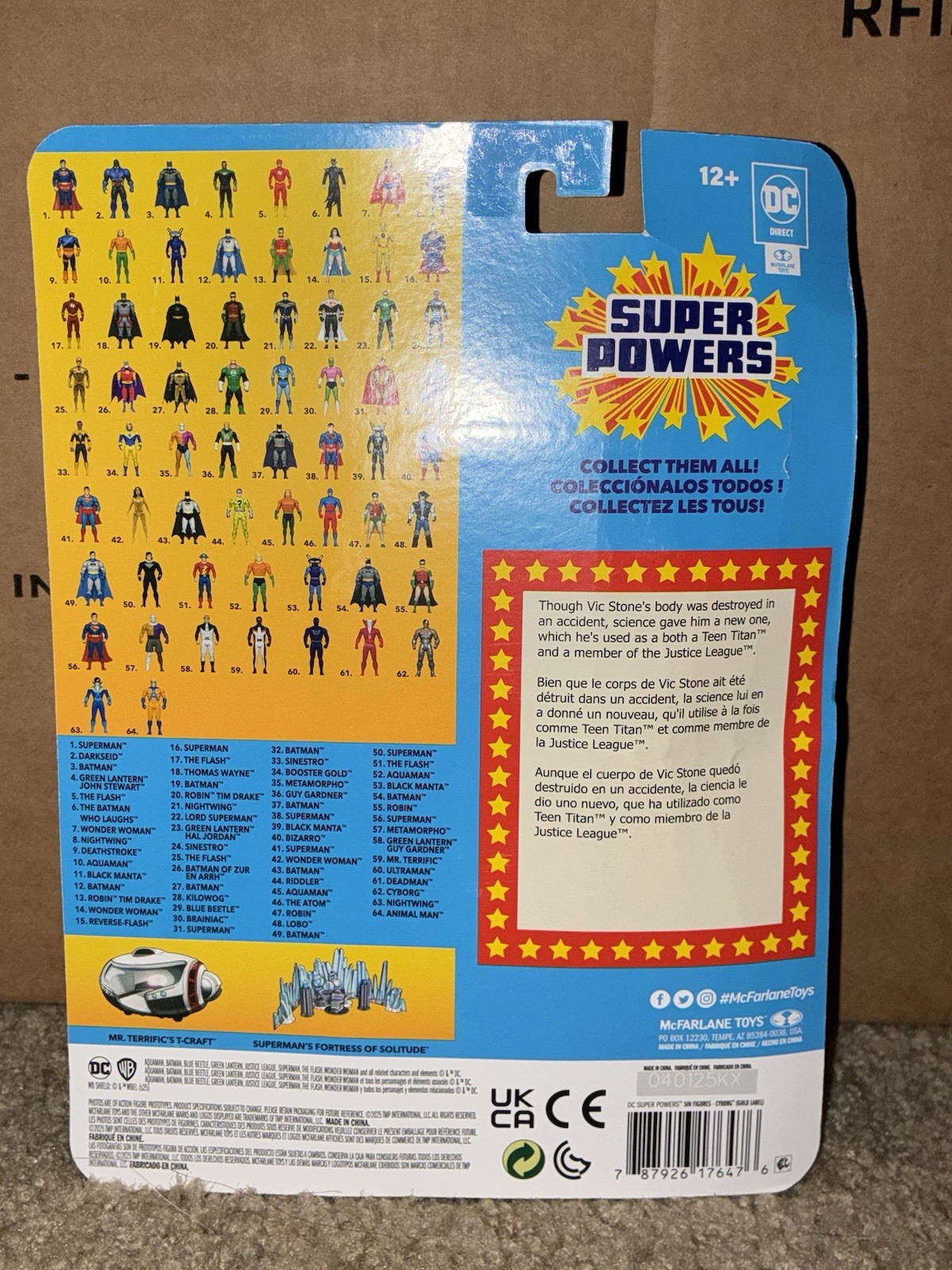 McFarlane Toys DC Direct Super Powers 3 Pc Bundle Cyborg Nightwing Animal Man