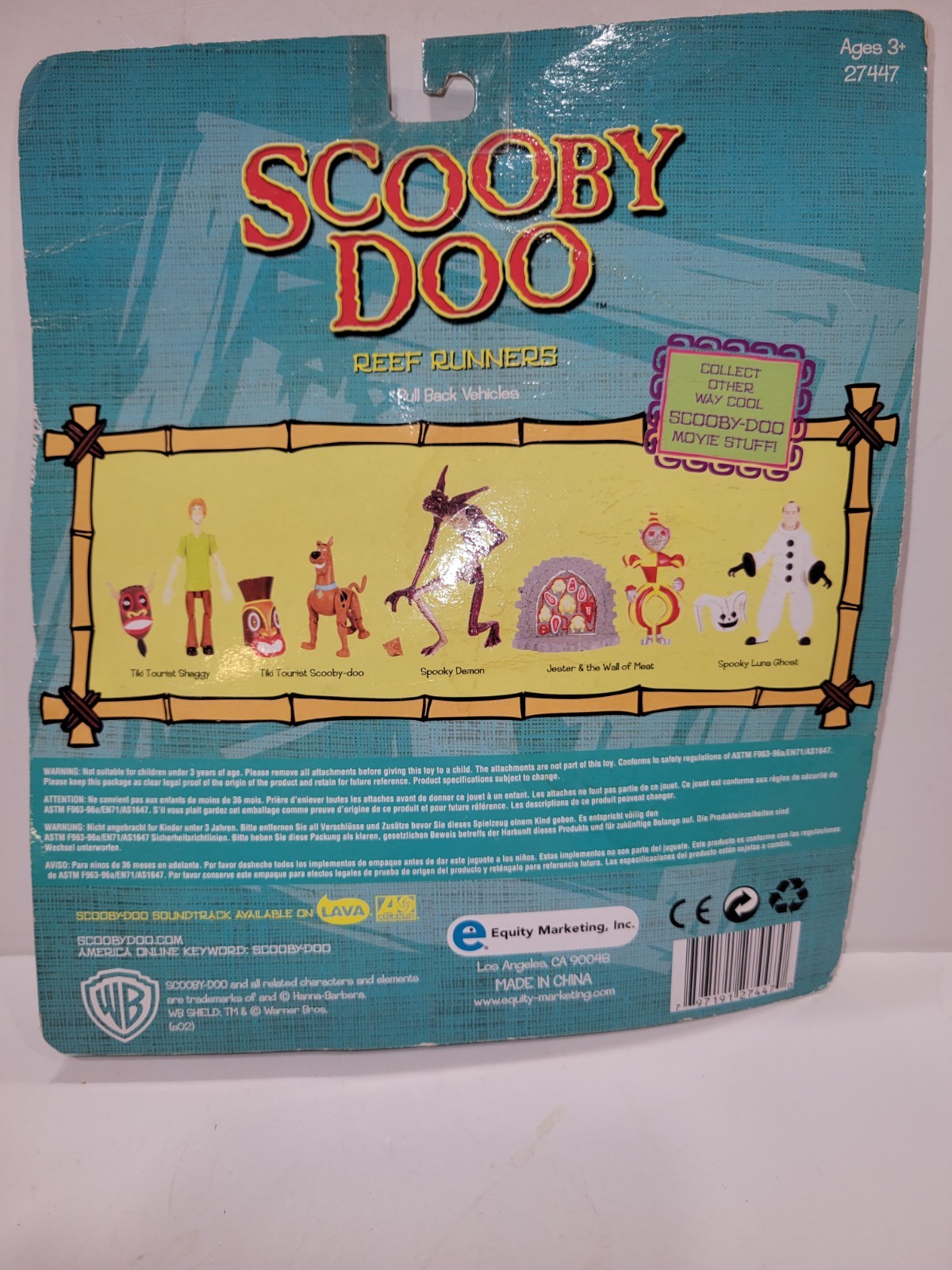 Scooby-Doo Reef Runners Pull Back Vehicles SEALED On Card RARE Collectible