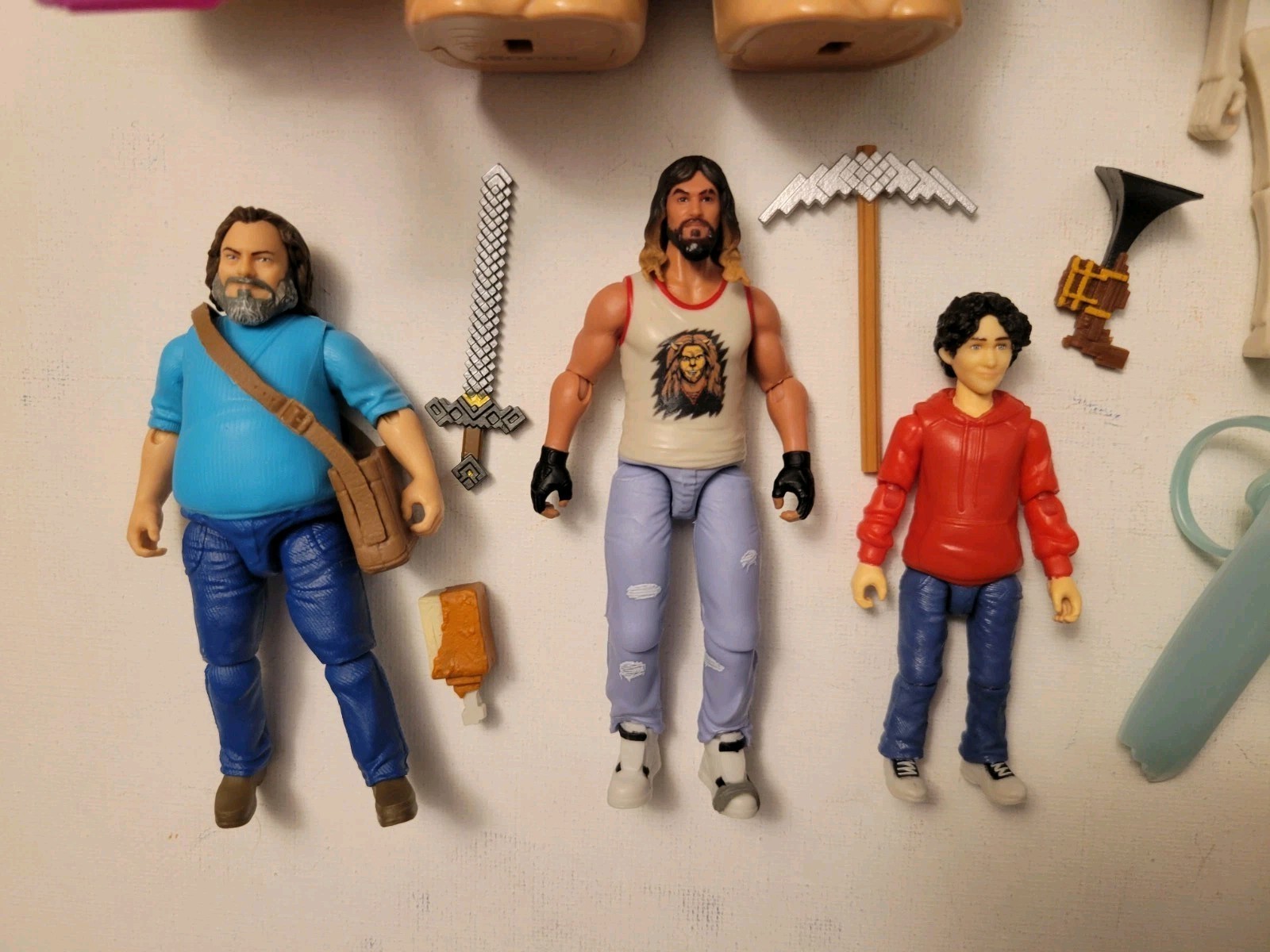 Mattel Minecraft Movie Figure Lot Of 12 Piglin Steve Zombie Enderman Garrett +