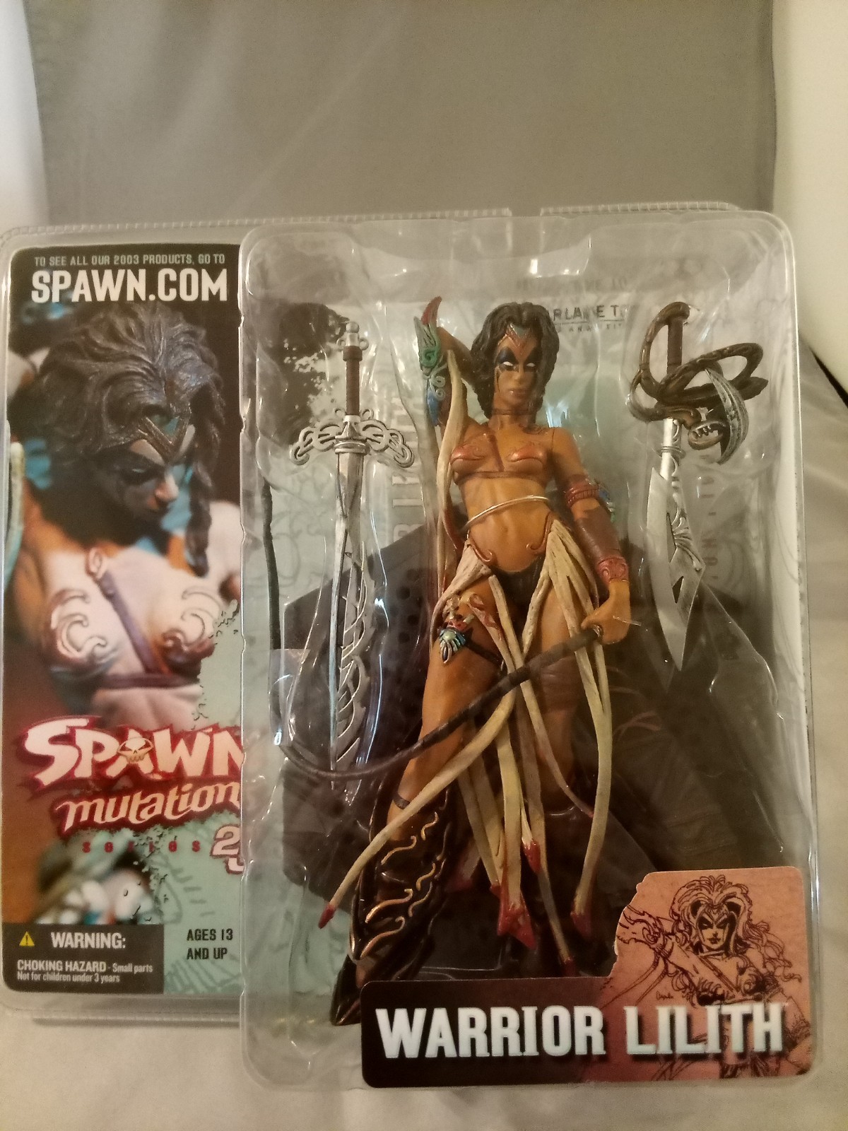 2003 McFarlane Warrior Lilith Space Mutations Series 23 Action Figure In Package