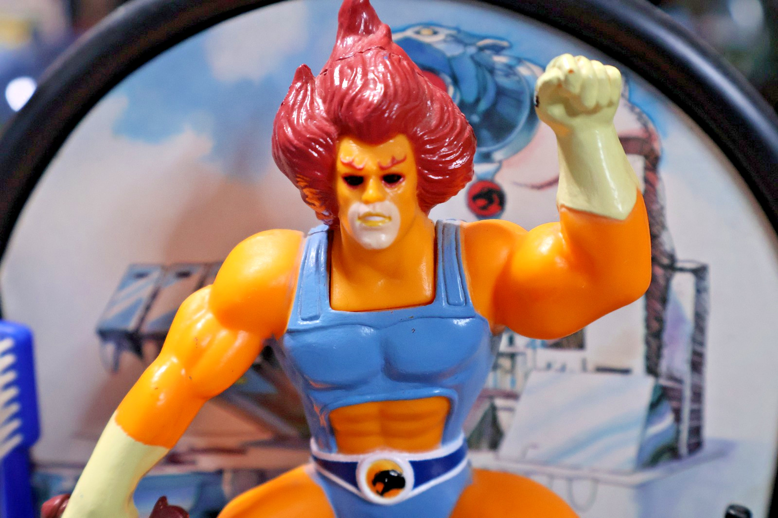Thundercats Lion-O Battery Powered Toothbrush Holder Vintage 1985 Telepix Janex