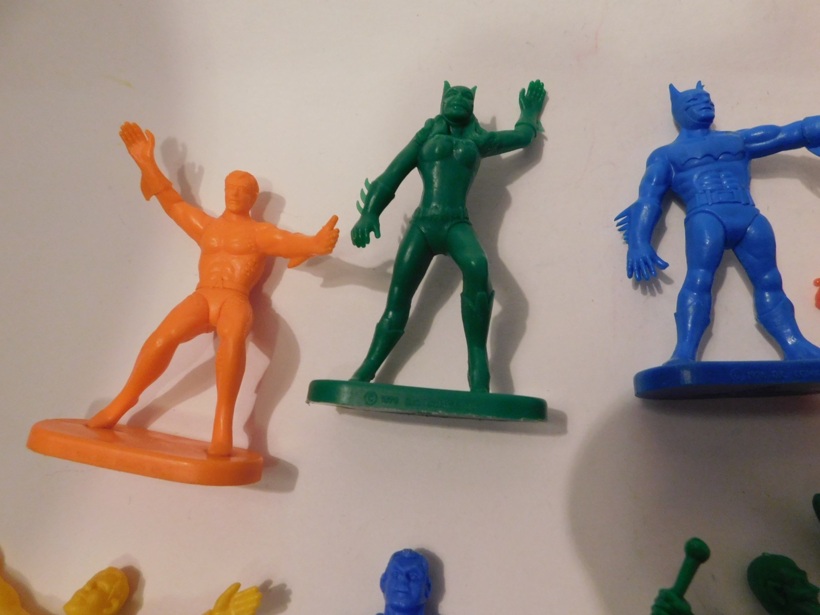 DC Comic Book Figures Brazil Gulliver 1978 Batman Joker Superman Batgirl Lot 10