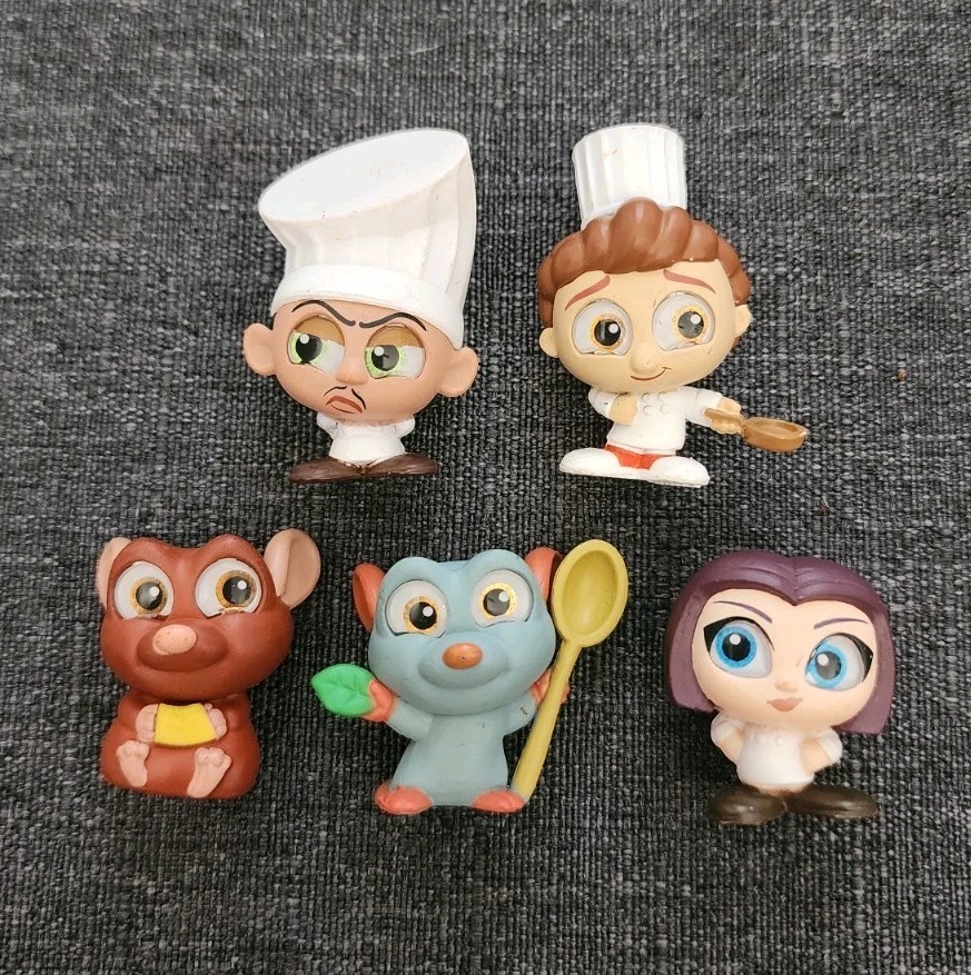 Exclusive Disney Doorables RATATOUILLE Lot | Chef Skinner, Colette, Emile Set