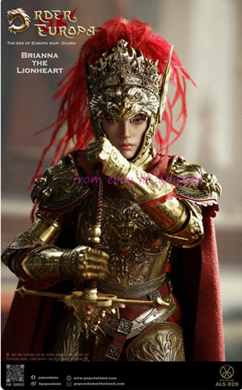 Pop Costume Als-020 1/6 The Era Of Europa War The Lionheart Brianna Christmas