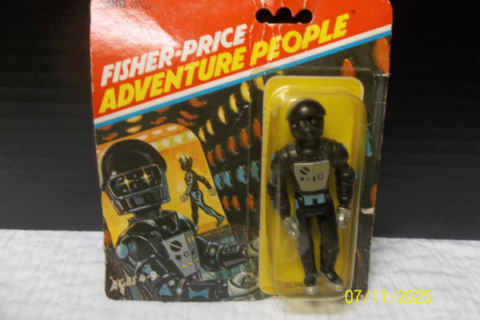 Fisher Price #380 Adventure People Clawtron NEW 1979 Figure