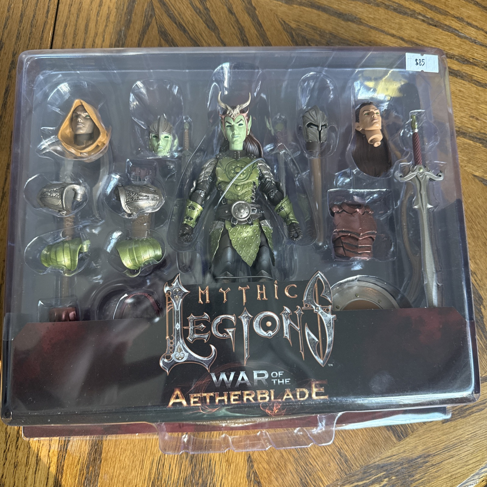 MYTHIC LEGIONS WAR OF THE AETHERBLADE MALE ELF DELUXE LEGION BUILDER