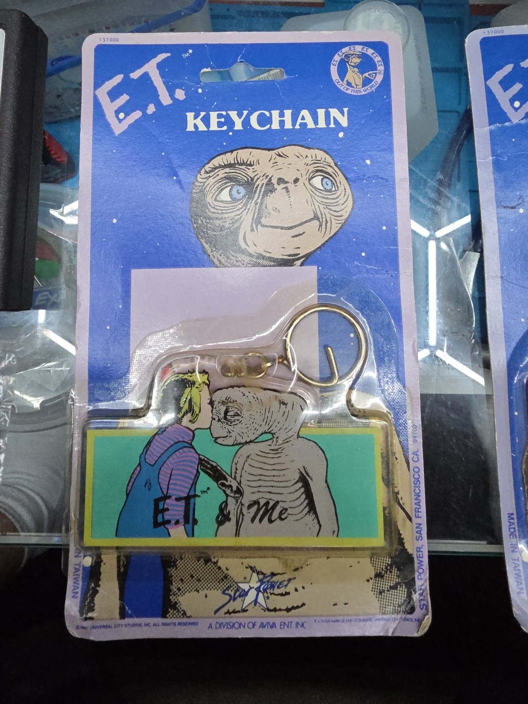 ET Extra Terrestrial Keychain Bundle 1982 Atari 2600 Necklace E.T & ME Lot Moc