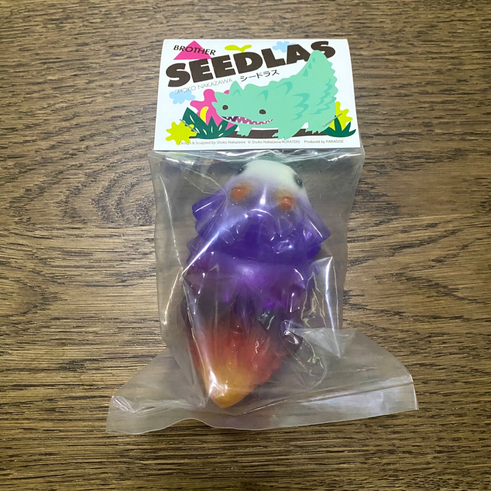 SHOKO NAKAZAWA : FIGURE SOFUBI SEEDLAS PTS 2024 EXCLUSIVE PURPLE CLEAR NEW