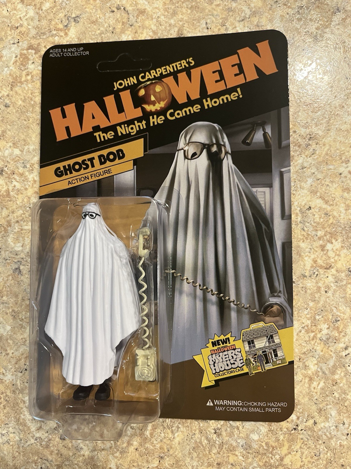 Halloween Reaction Figure Ghost Bob 3.75 Inch Action Figure with Telephone Prop