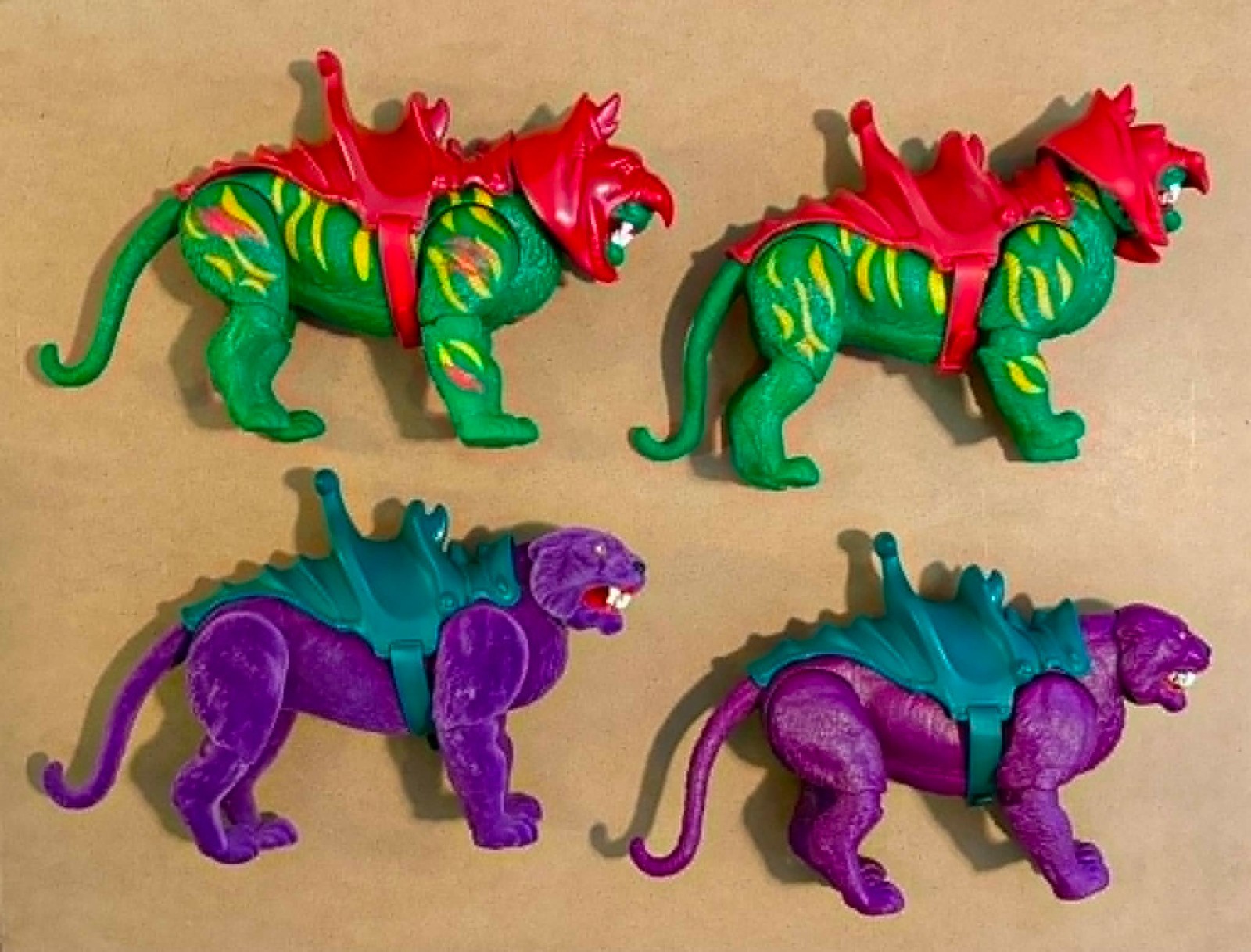 Masters of the Universe Retro Origins BattleCat & Panthor Various Figure Lot