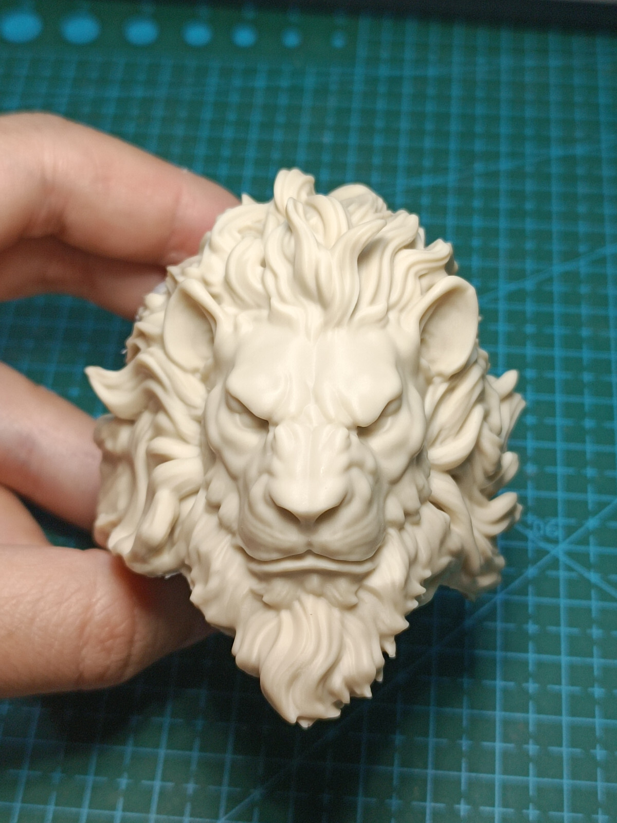 1/6 1/12 1/18 Lion Orc Head Sculpt Carved For Male Action Figure Body Toys