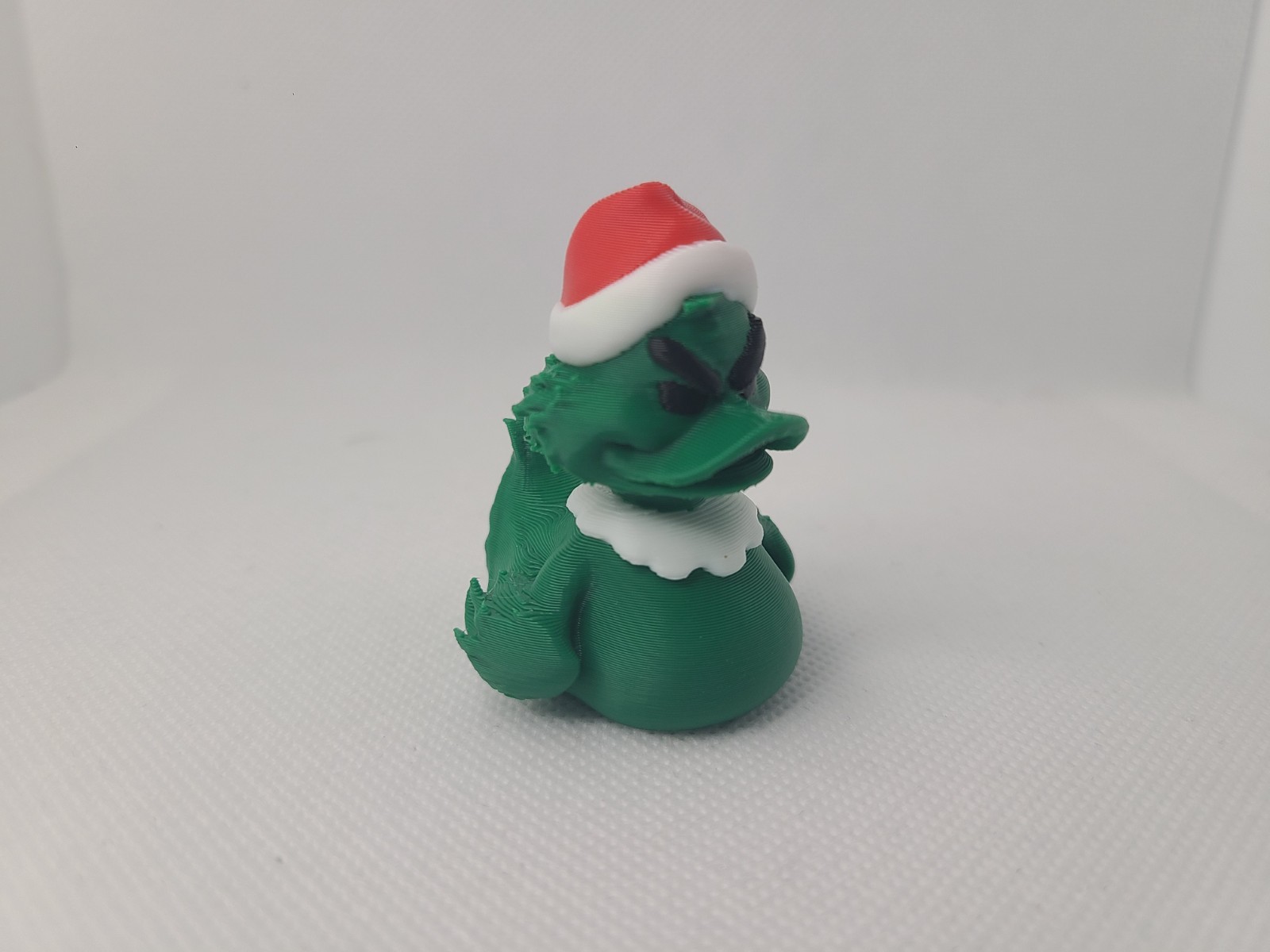 The Grinch Santa Duck 3D Printed Mini Size Jeep Duck Plastic Detailed Christmas