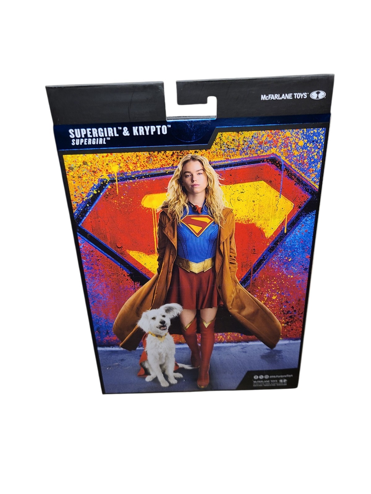 McFarlane Supergirl Krypto DC Multiverse Deluxe Theatrical Edition Figure DCU