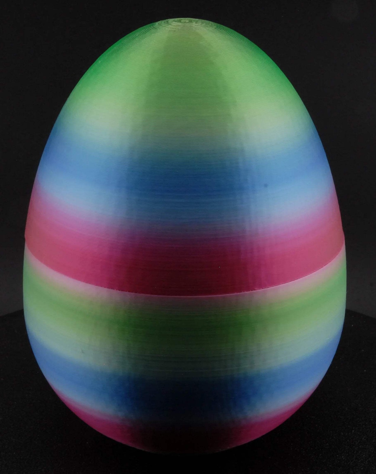 Smooth Dragon Egg – Rainbow Fantasy Collectible Egg | Colorful Gradient Display