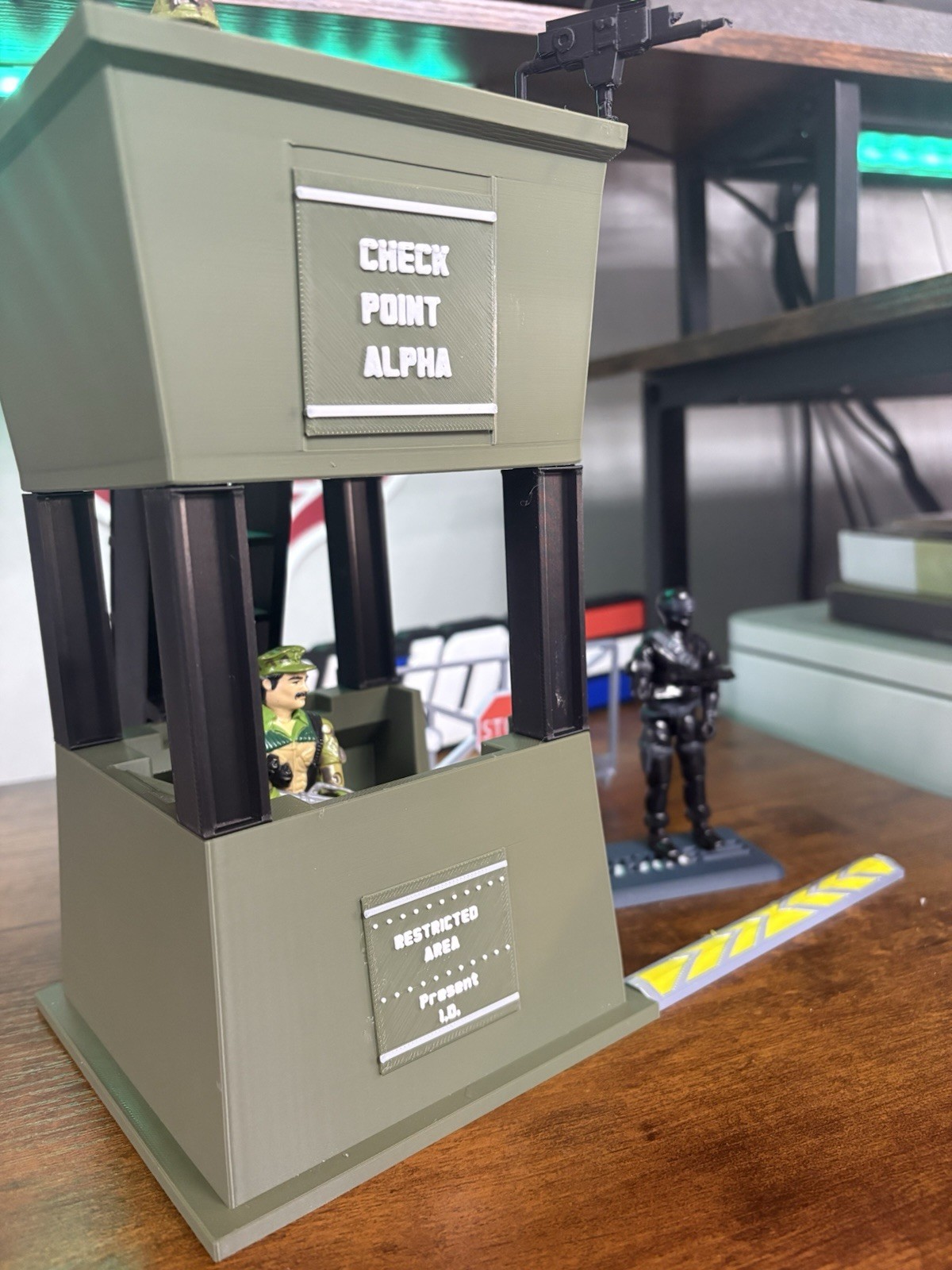 3.75 Scale Guard Tower Checkpoint Display –Compatible with GI Joe Action Figure