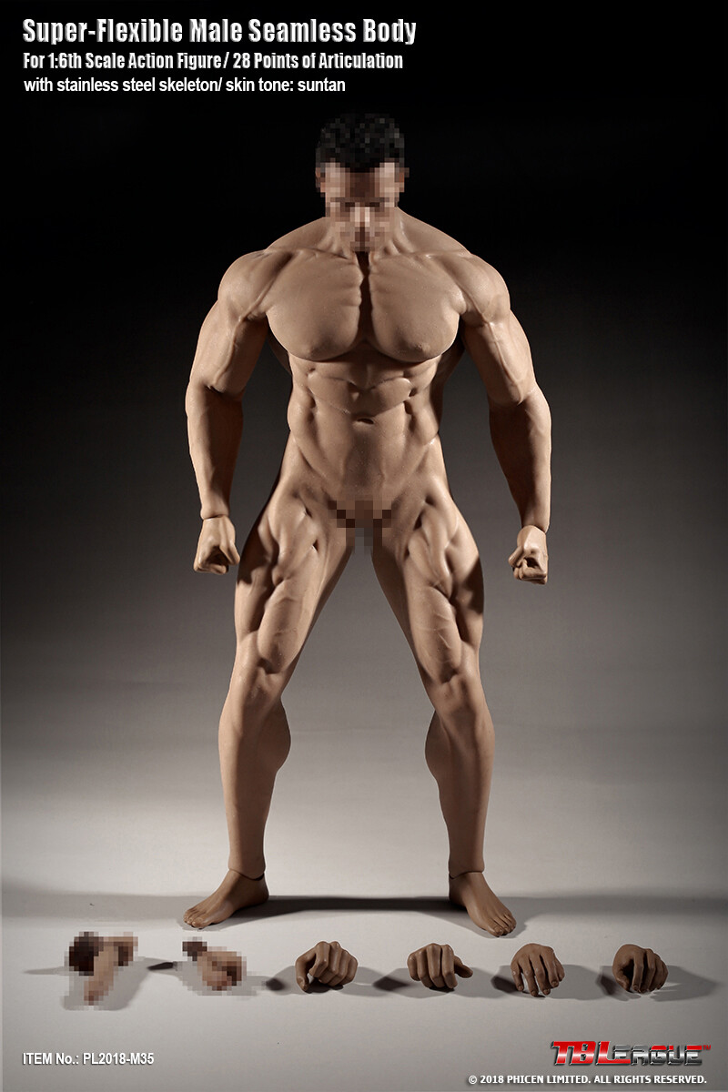 TBLeague Phicen 1/6th Scale Super Flexible Male Seamless Body-M35 new Version