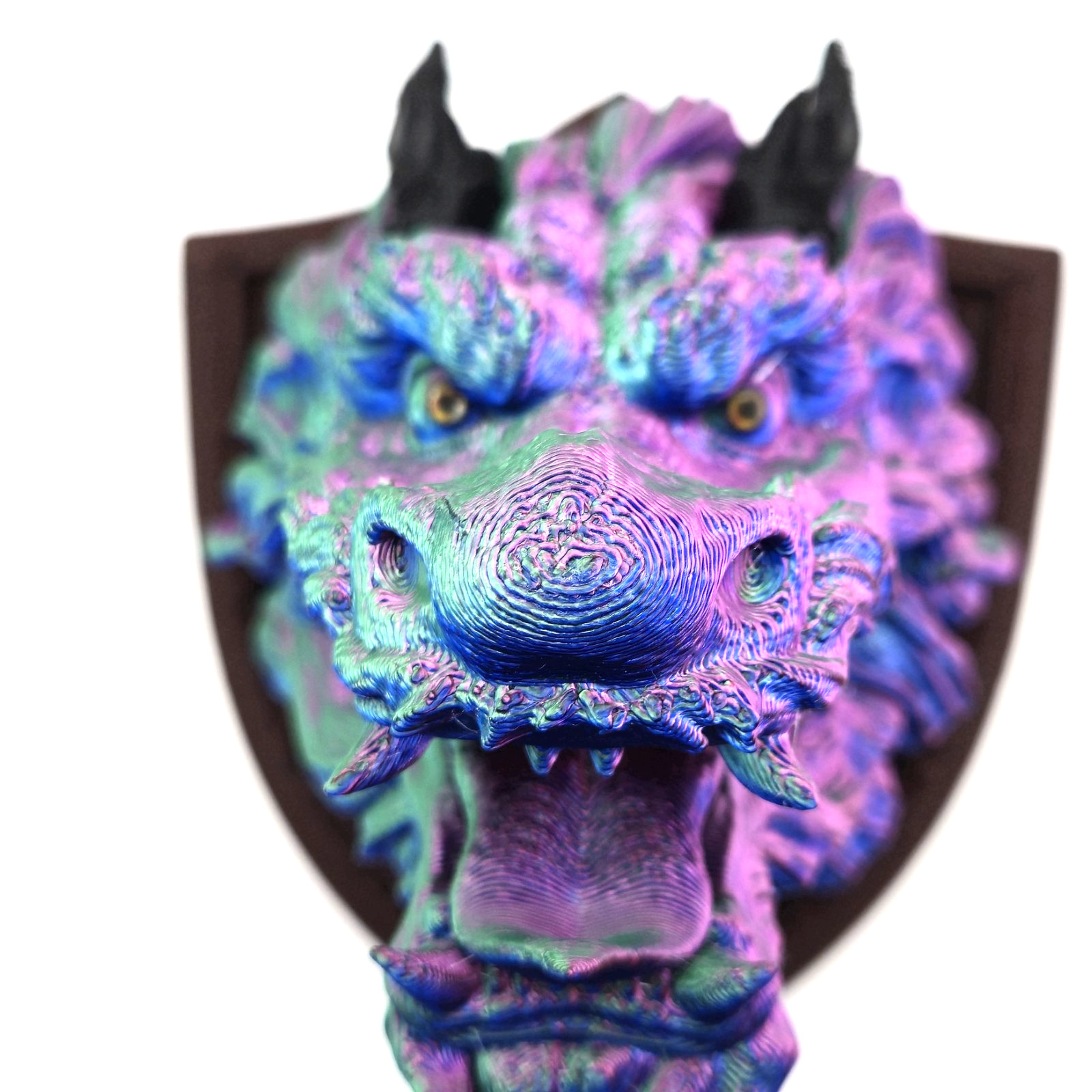 Eastern Dragon Head Fantasy Trophy Collector Figure 3D Printed Handmade toy Gift