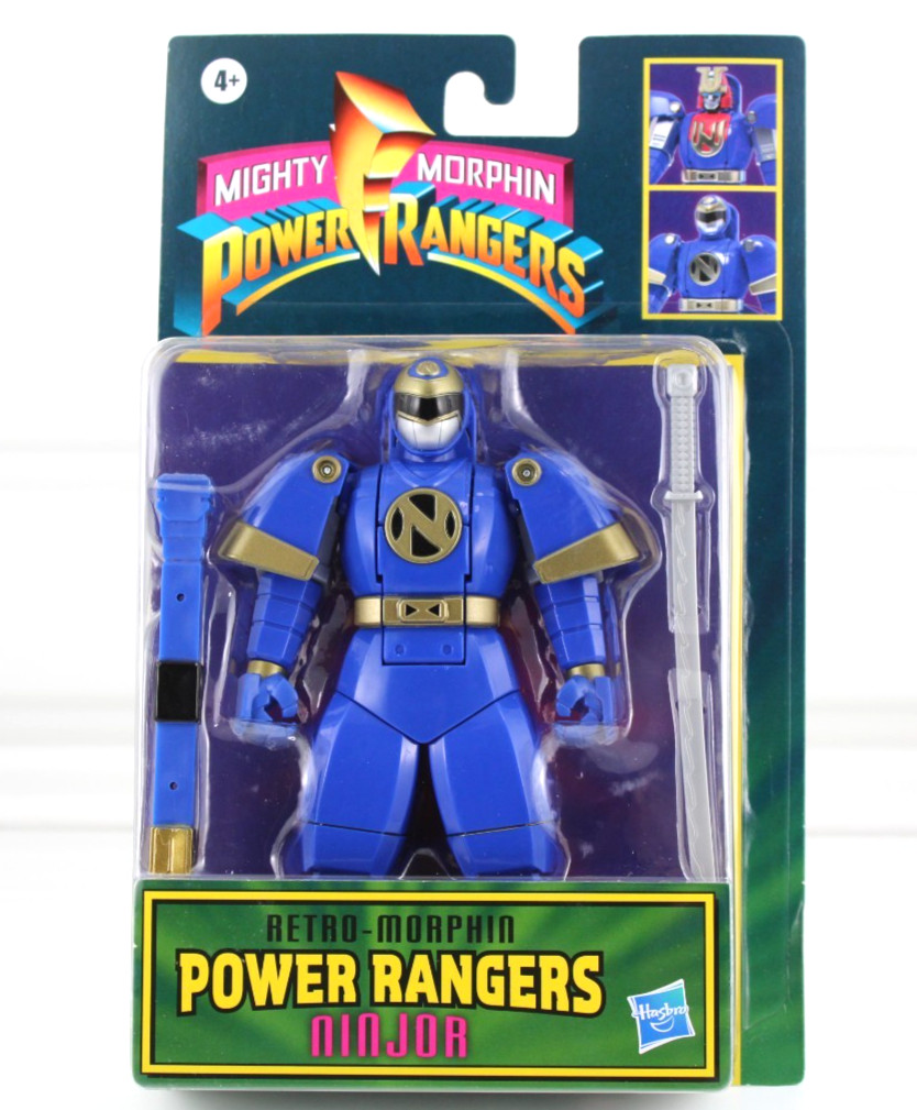 Mighty Morphin Power Rangers Retro Ninjor 6.5&Prime; Fliphead Action Figure 2021 New