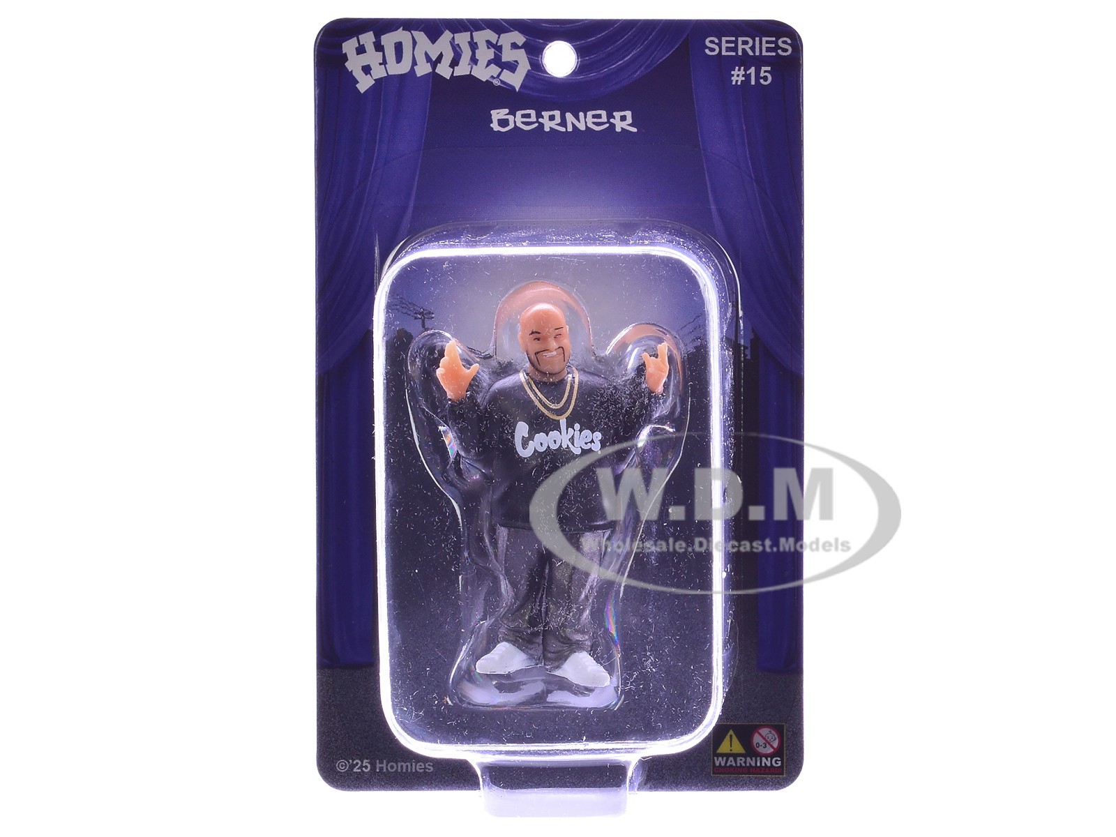 BERNER 1.75&Prime; FIGURE « SPECIAL RELEASE » #5 SERIES 15 BY HOMIES HOM15-5BERNER