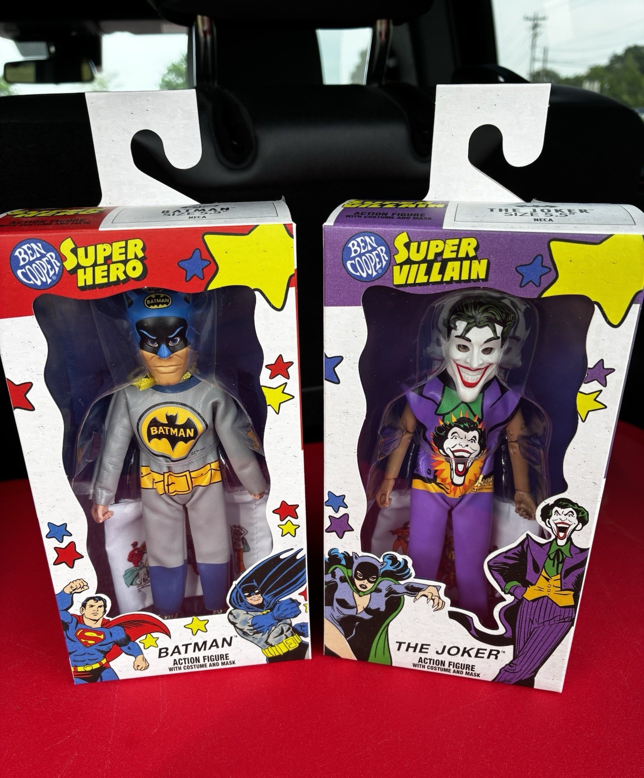 Ben Cooper Batman & The Joker Set Of 2 Figures w/ Costume & Mask 5.5&Prime; NEW