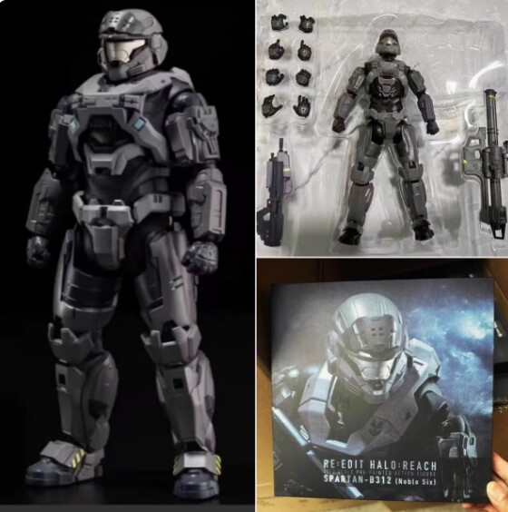 Re:Edit Halo: Reach Spartan-B312 (Noble Six) 6&Prime; w/Weapon Action Figure Boxed