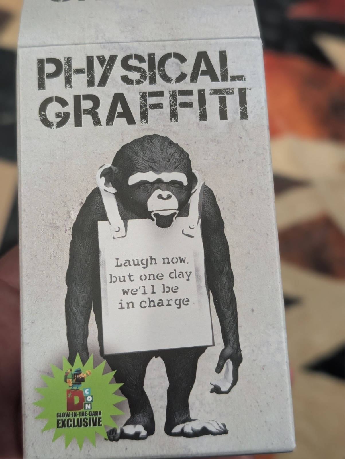 2024 DCON Physical Graffiti Ape GLOW Exclusive Designer Art Figure Banksy RARE