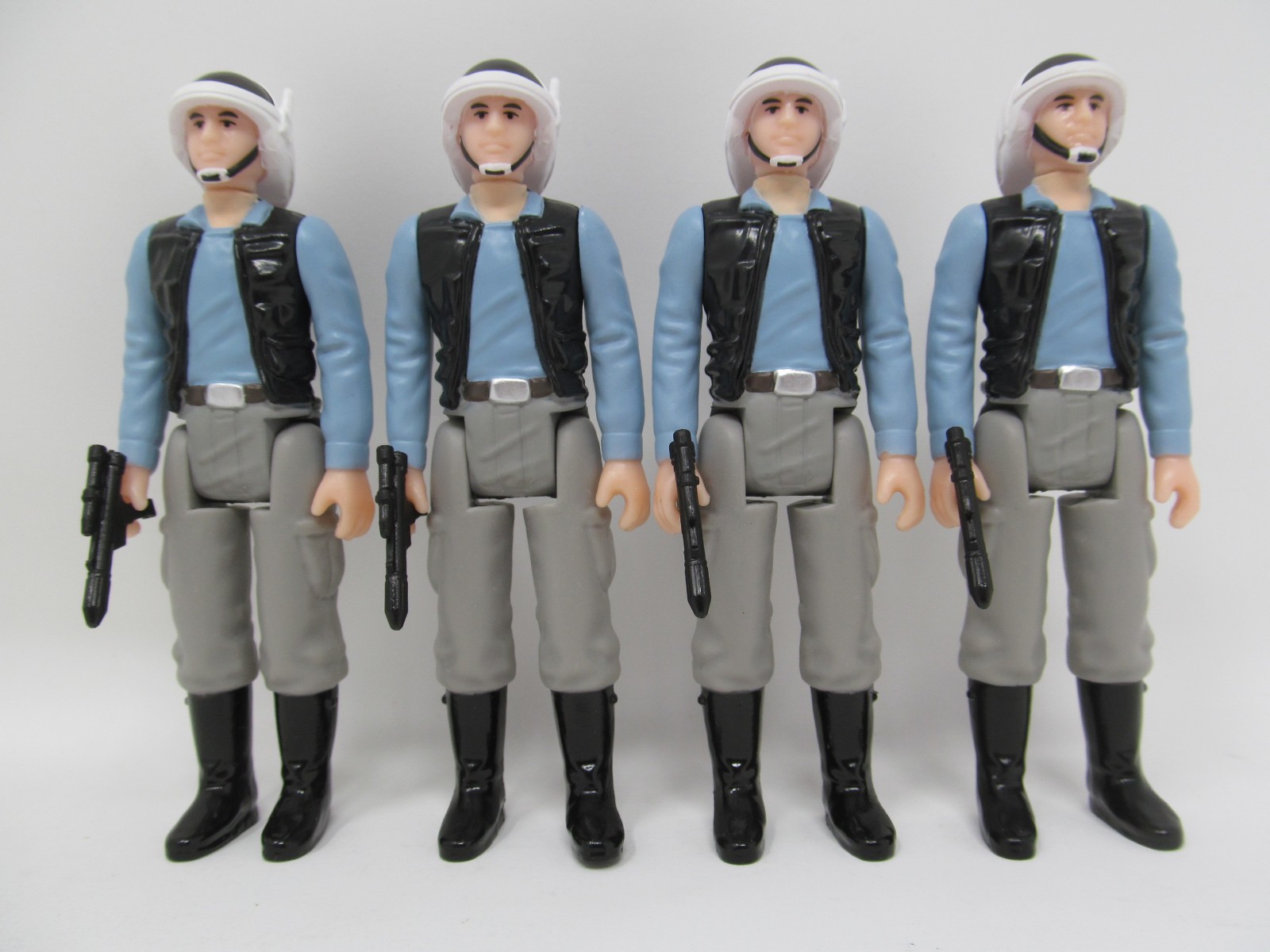 4 Troopers bundle Stan Solo vintage-style action figures w/ weapons